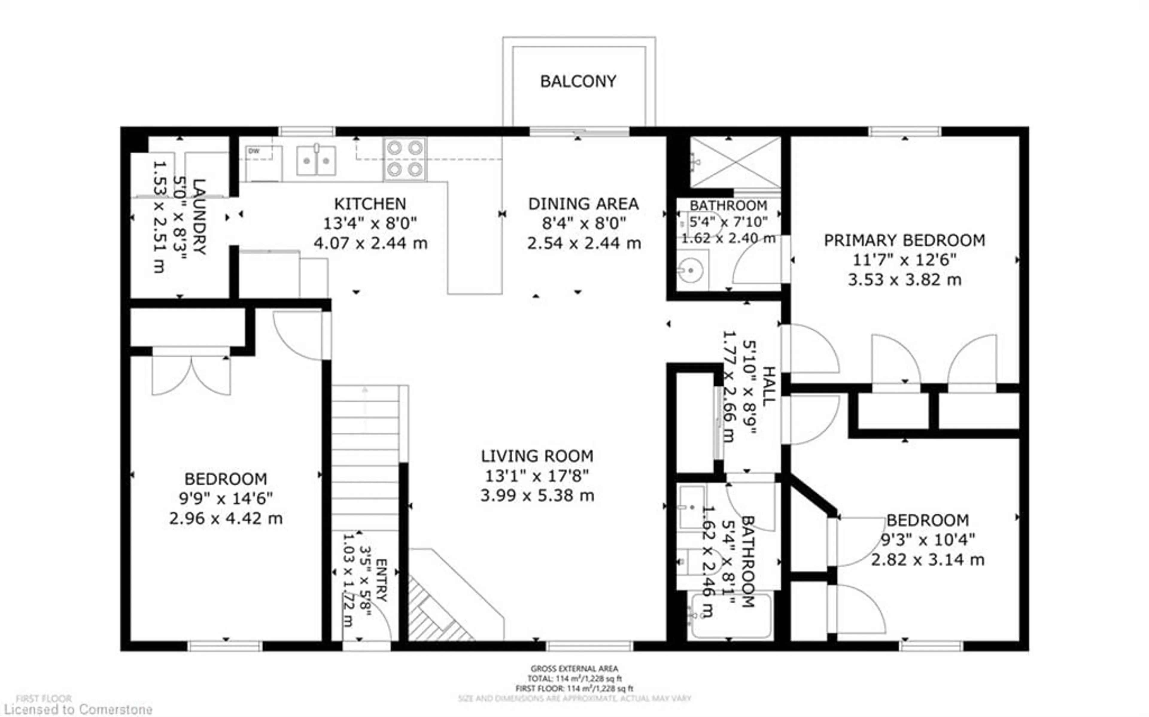 Floor plan for 996 Rymal Road East Rd #18, Hamilton Ontario L8W 3N5