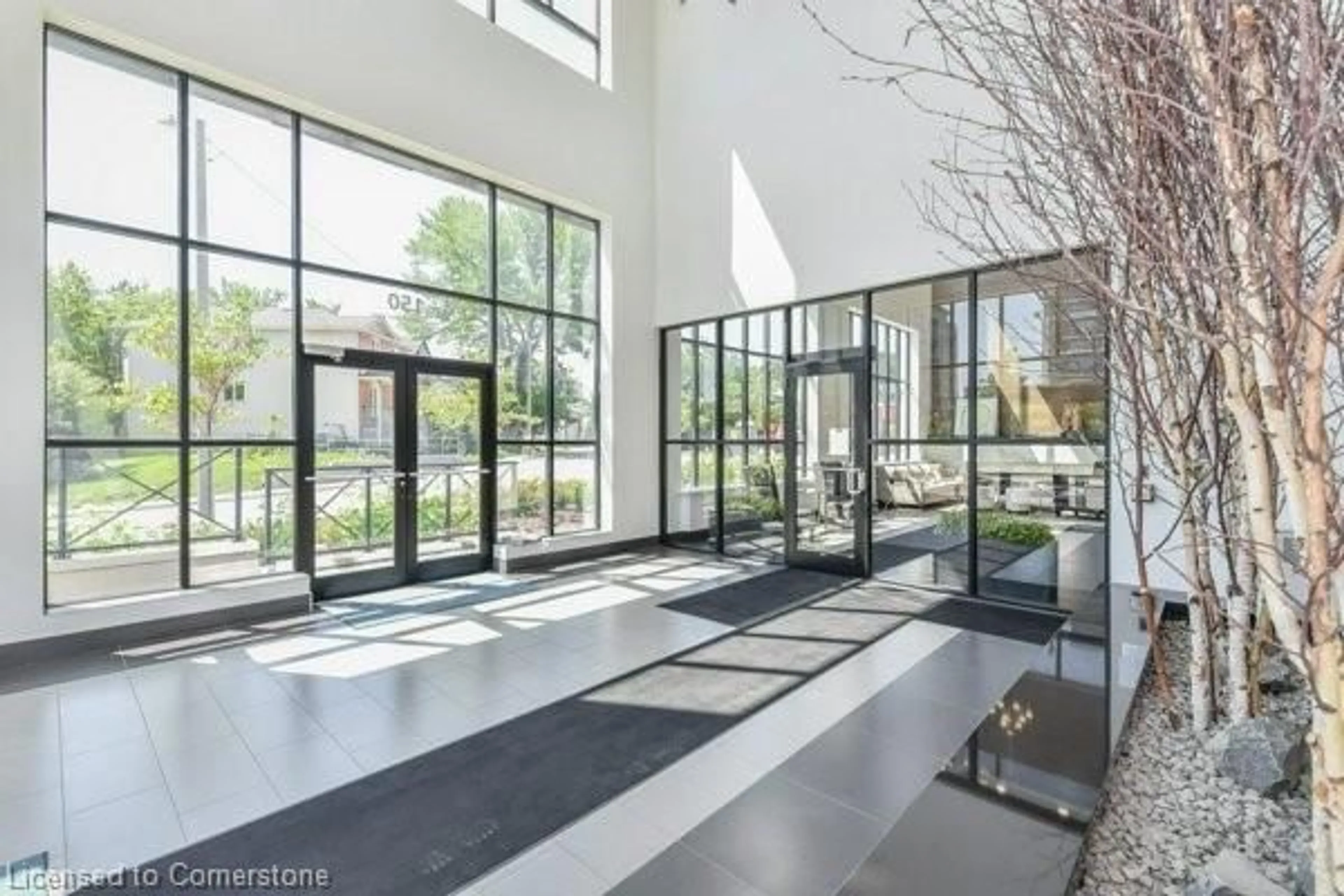 Indoor foyer for 150 Wellington St #1305, Guelph Ontario N1H 3R2