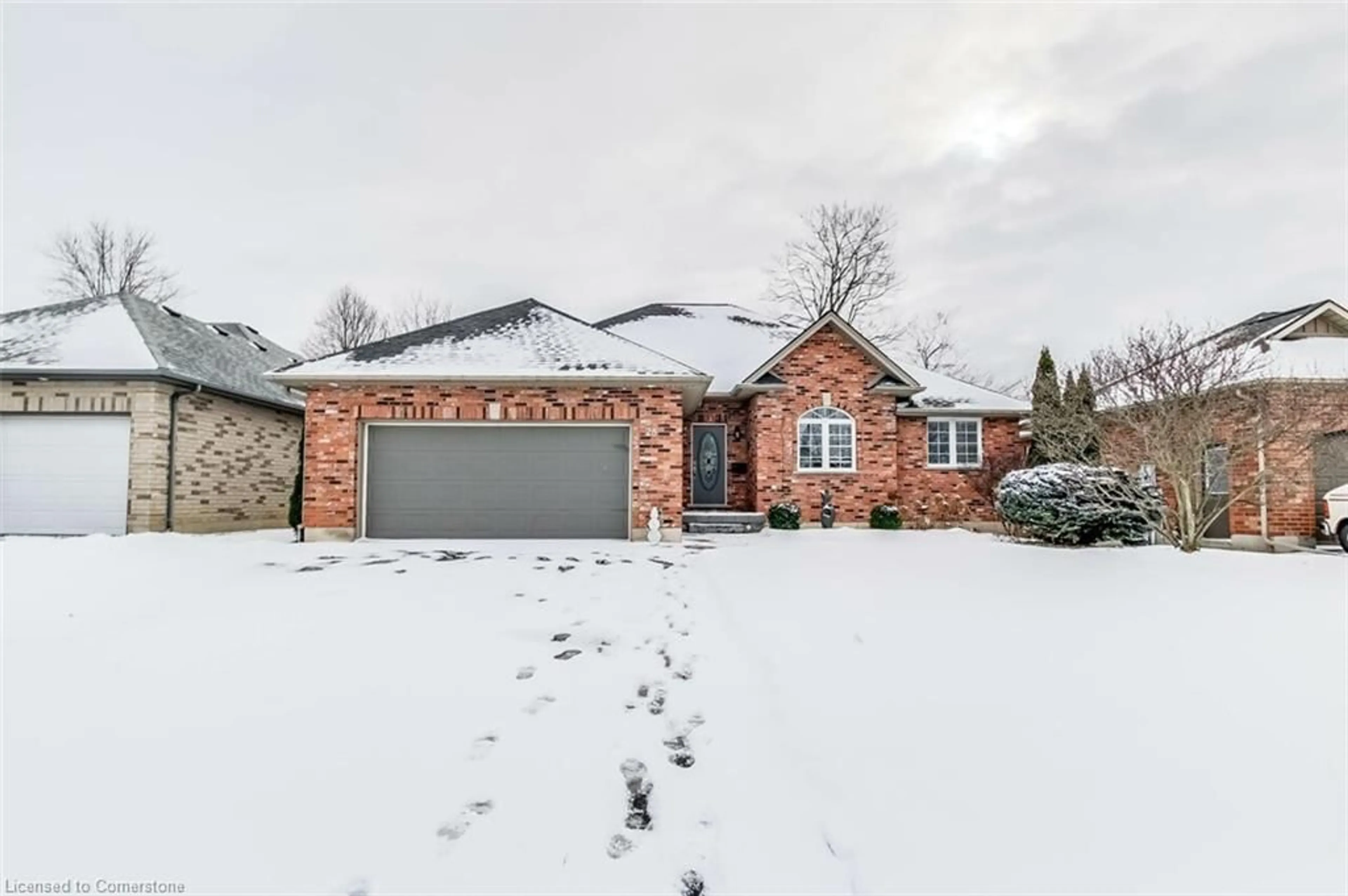 Home with brick exterior material, street for 28 Woodland Cres, Tillsonburg Ontario N4G 5R5