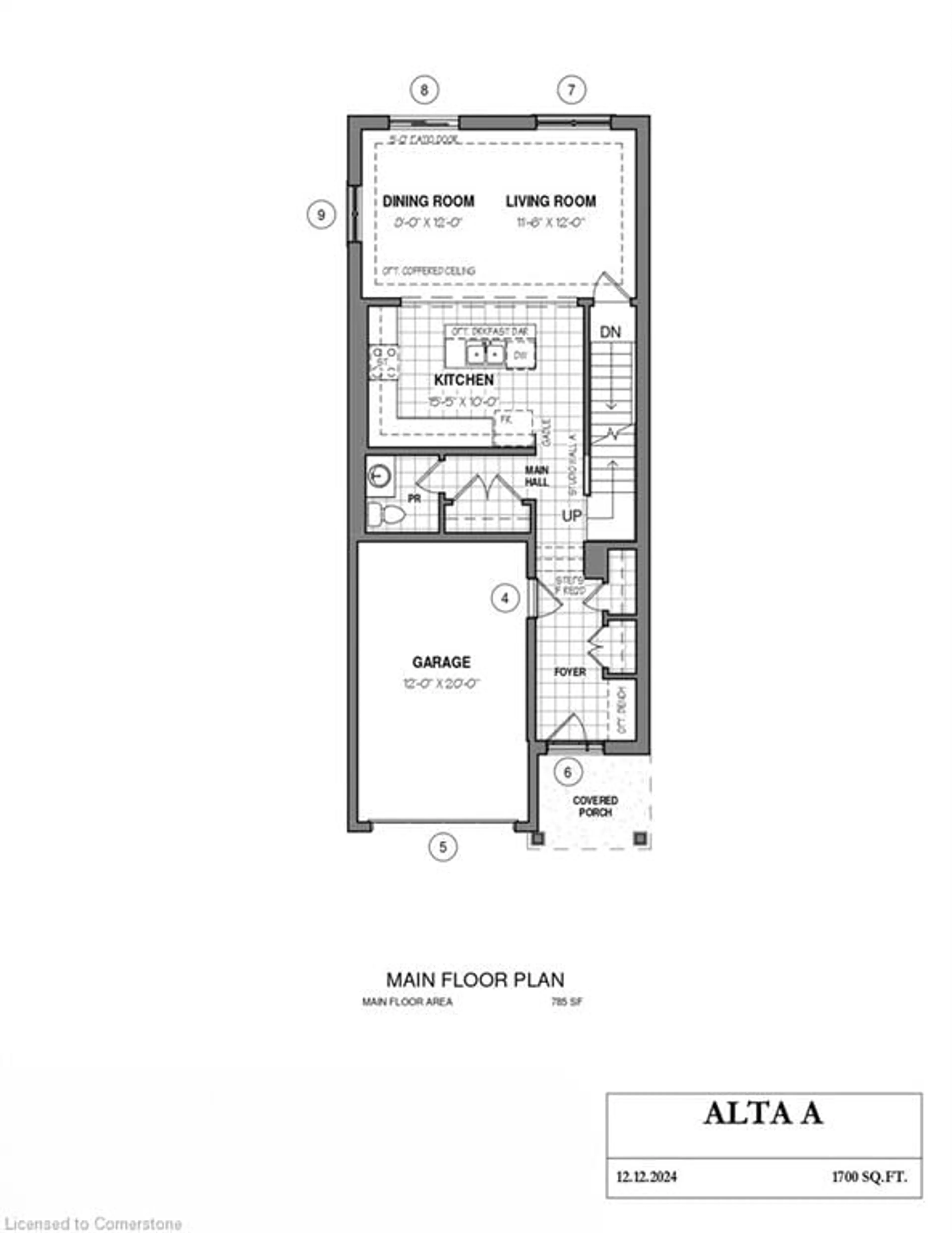 Floor plan for 524 Anton Cres, Kitchener Ontario N2R 1P6