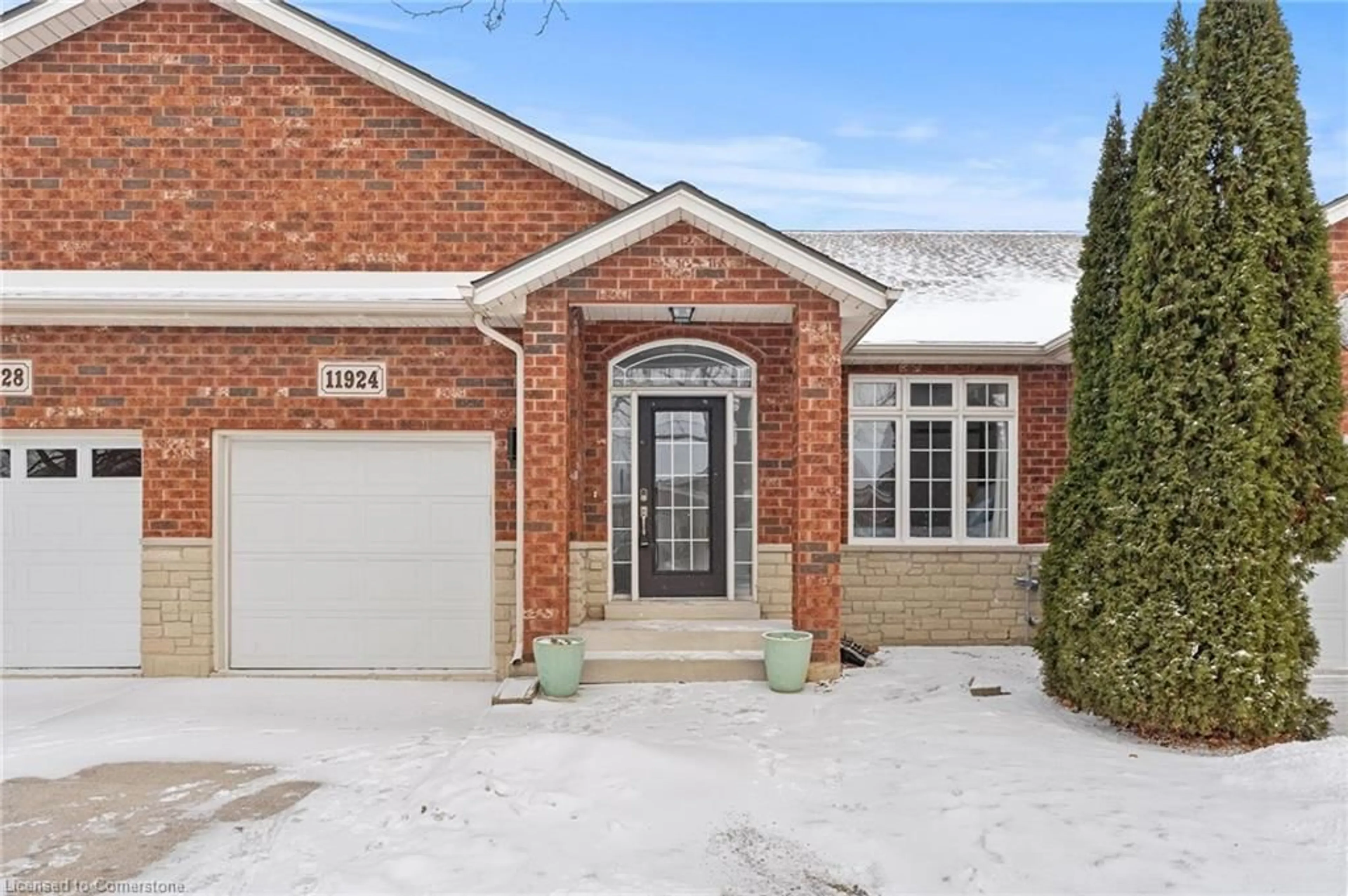 Home with brick exterior material, street for 11924 Cobblestone Cres, Windsor Ontario N8P 1T7