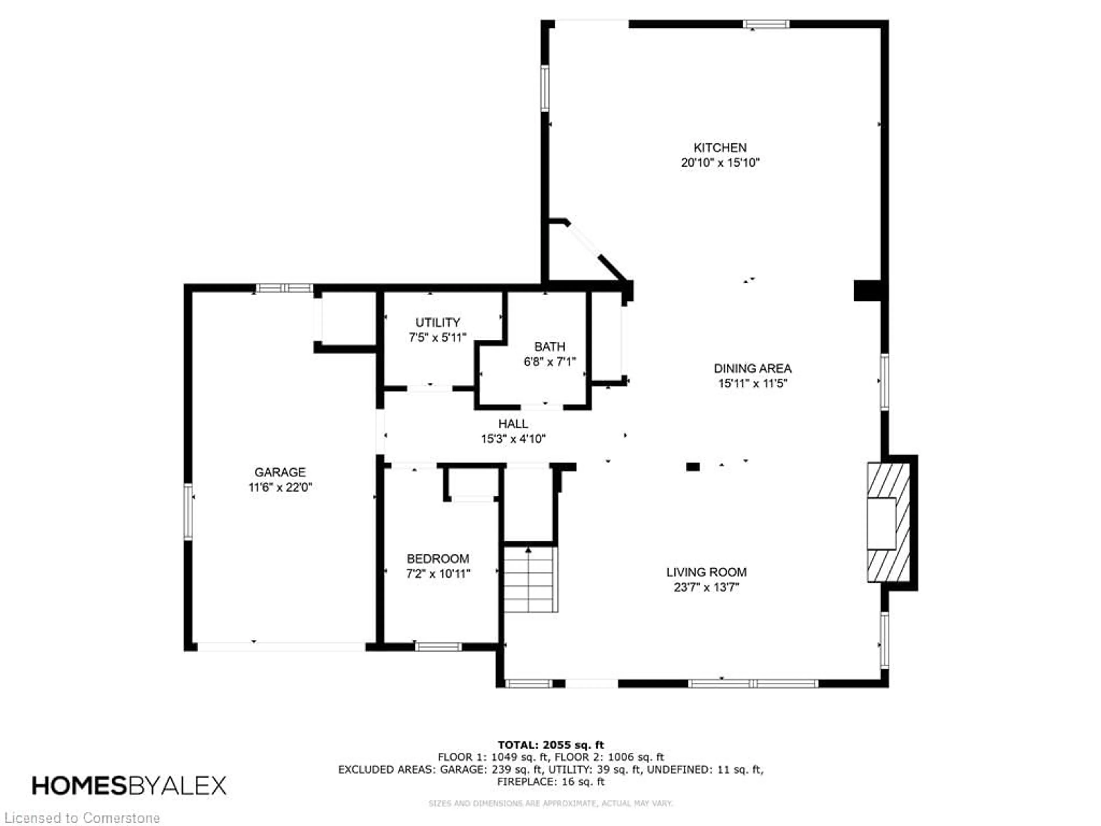 Floor plan for 128 Ducharme St, Belle River Ontario N0R 1A0