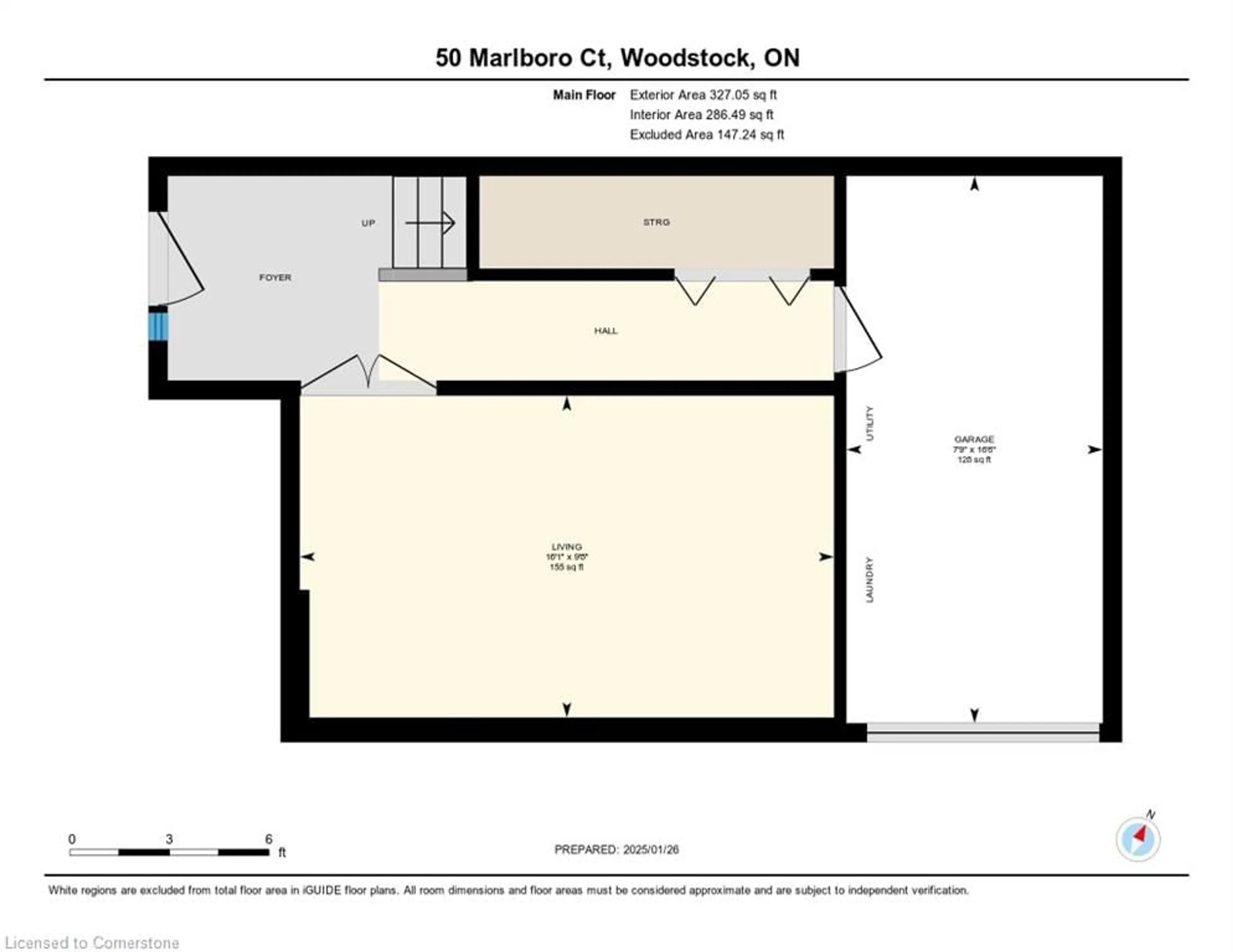 Floor plan for 50 Marlboro Crt, Woodstock Ontario N4S 8P4