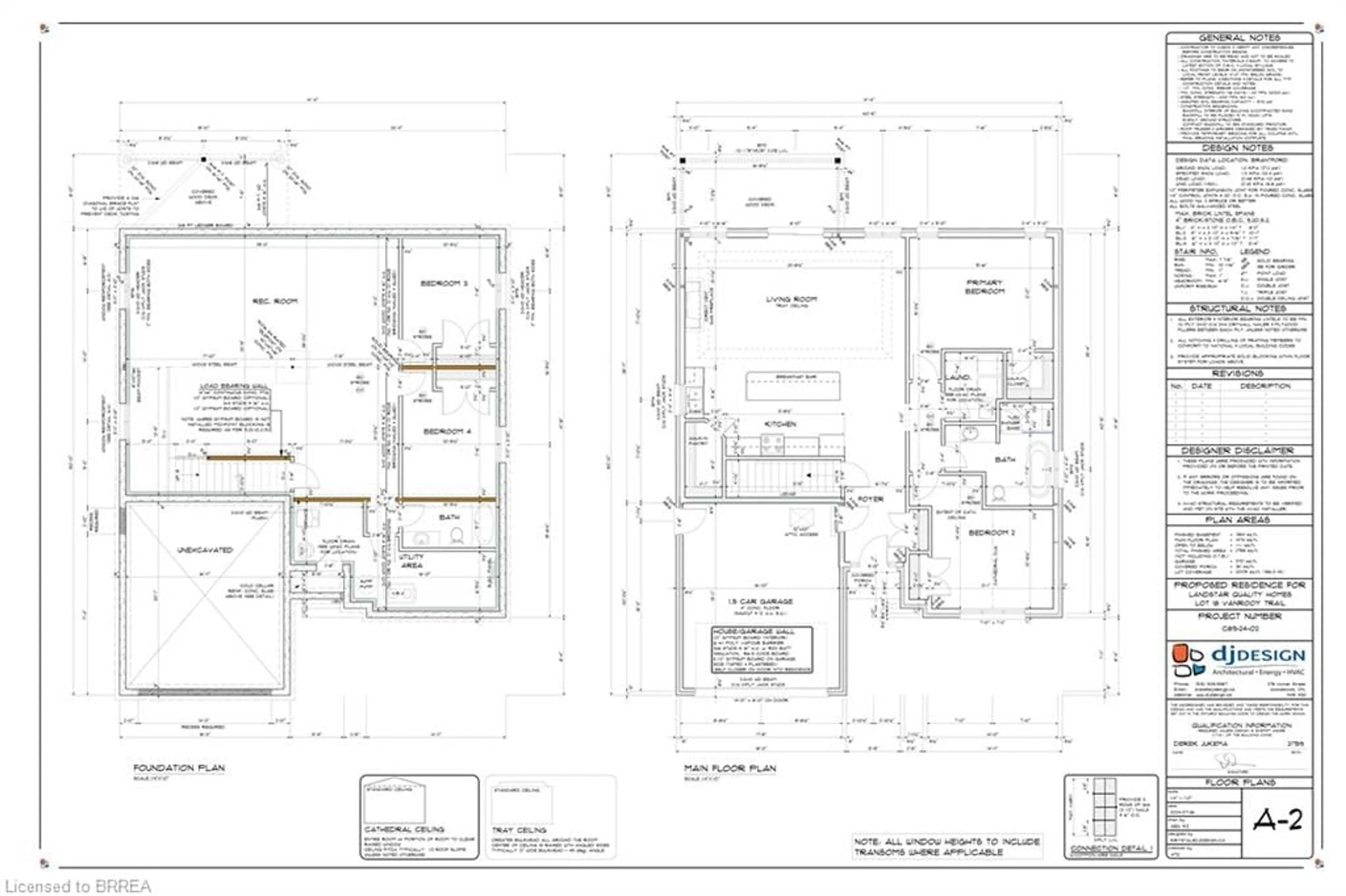 Floor plan for 94 Vanrooy Trail, Waterford Ontario N0E 1Y0