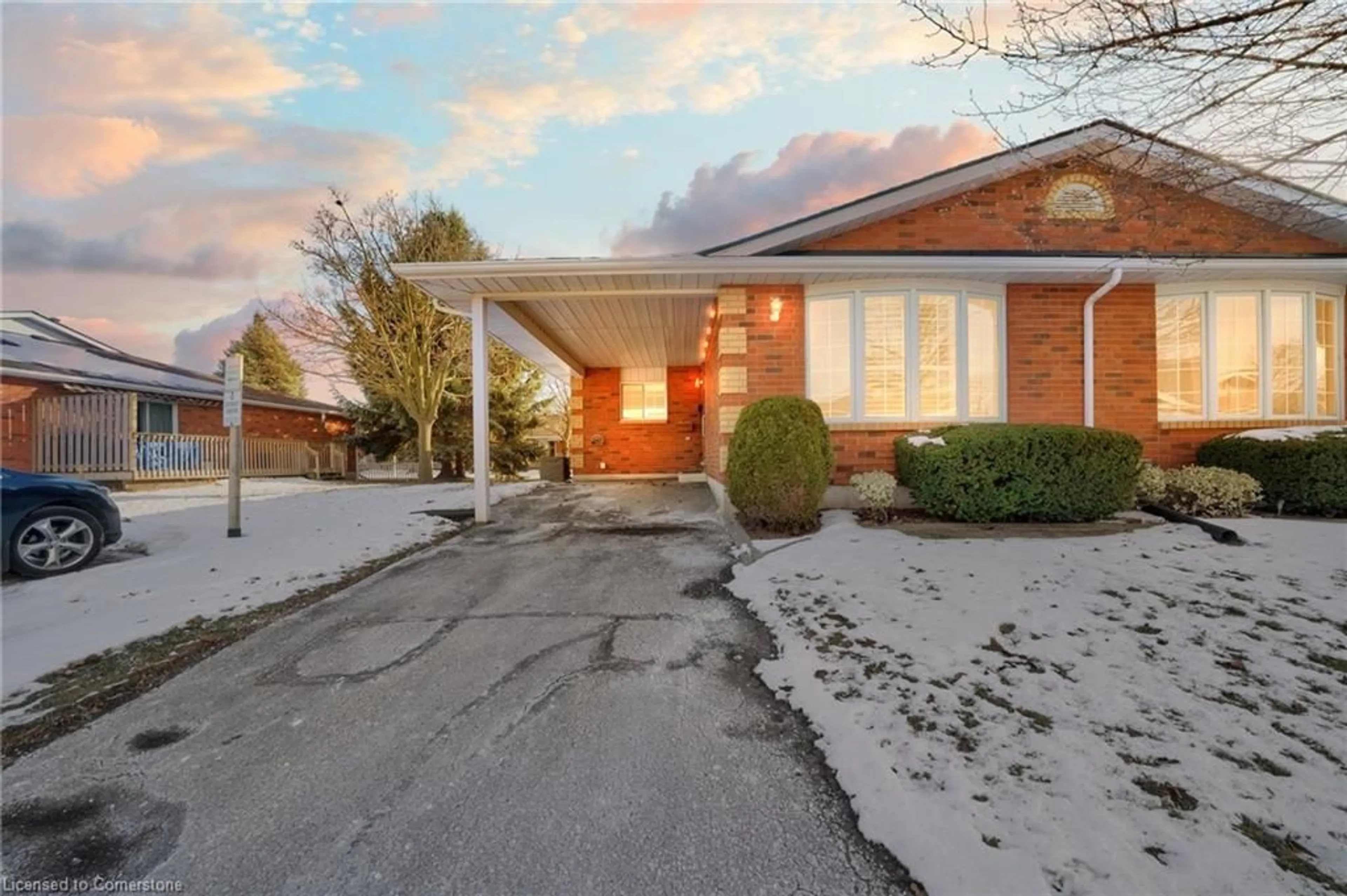 Home with brick exterior material, street for 20 Courtland Dr #17, Brantford Ontario N3R 7Y2