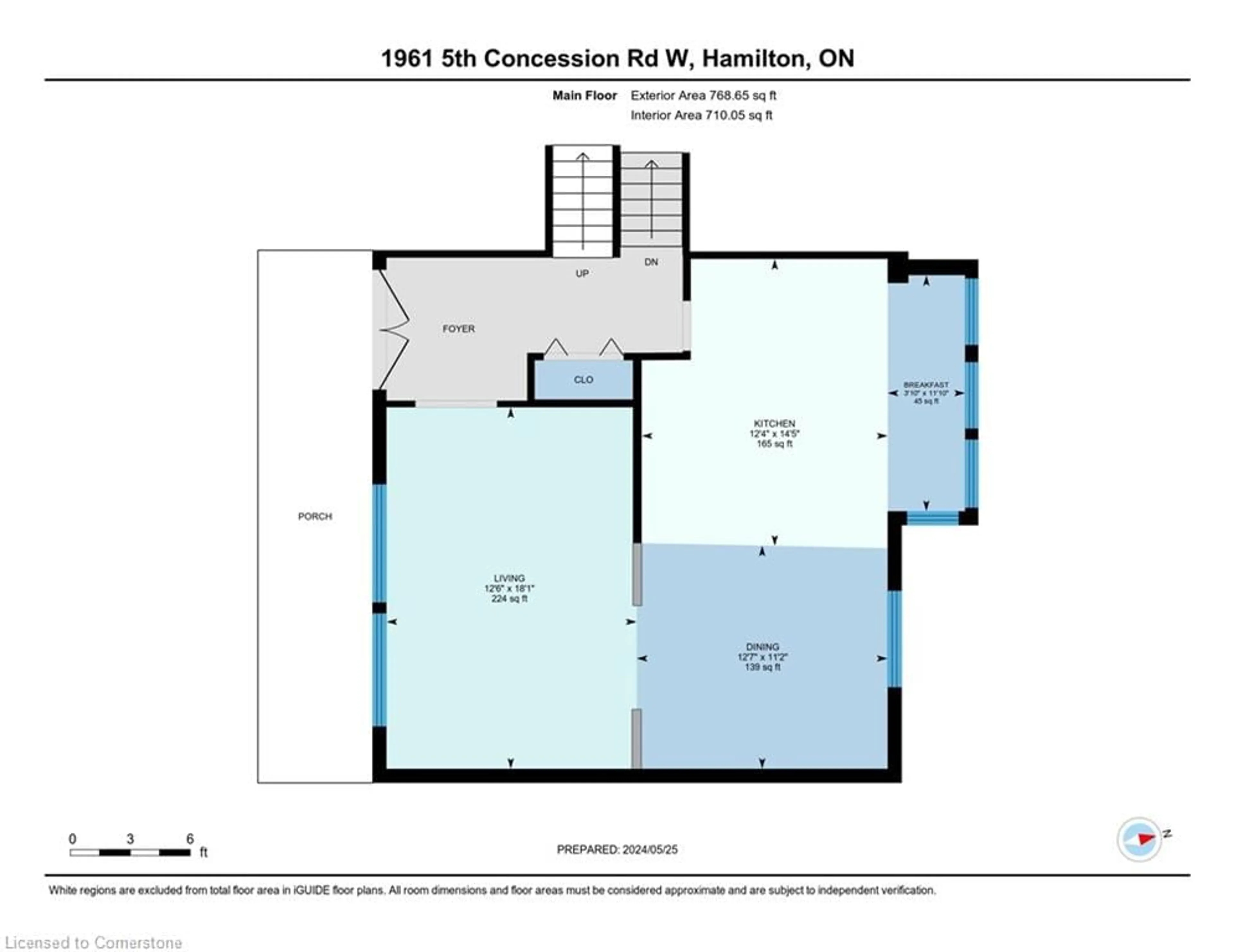 Floor plan for 1961 5th Concession Rd, Flamborough Ontario N0B 1L0