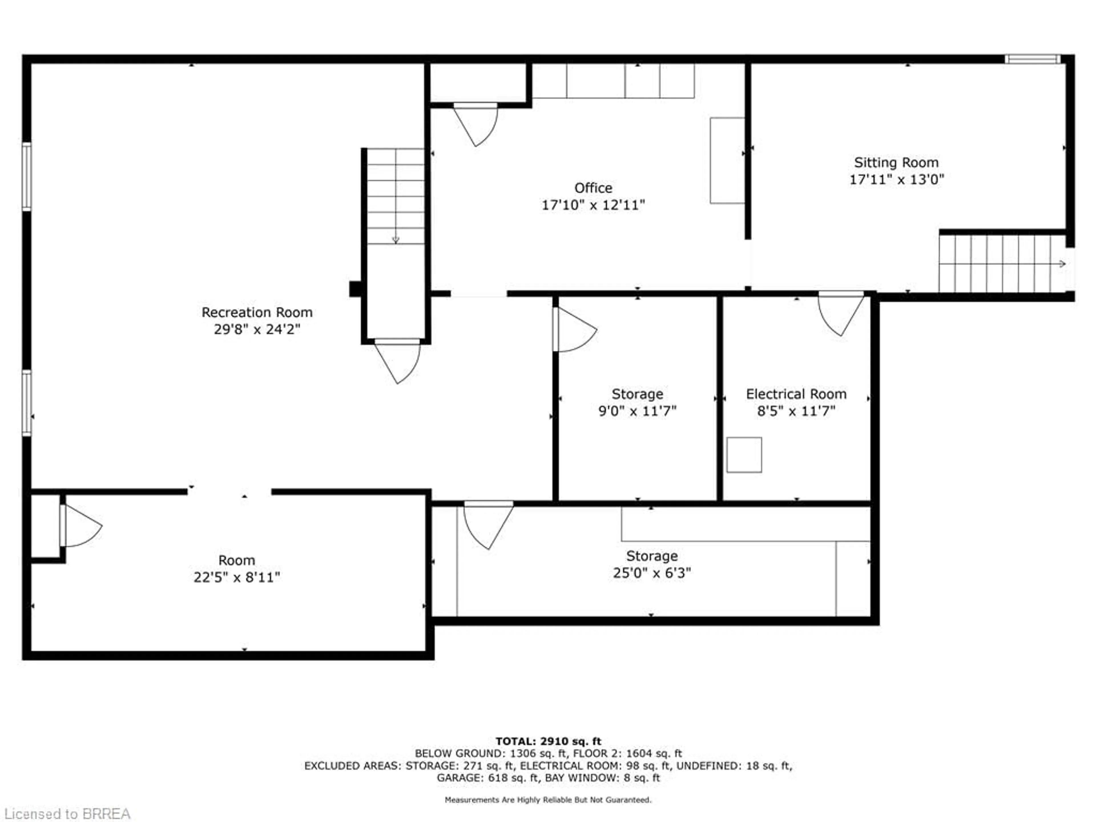 Floor plan for 2096 Main St, Walsingham Ontario N0E 1X0