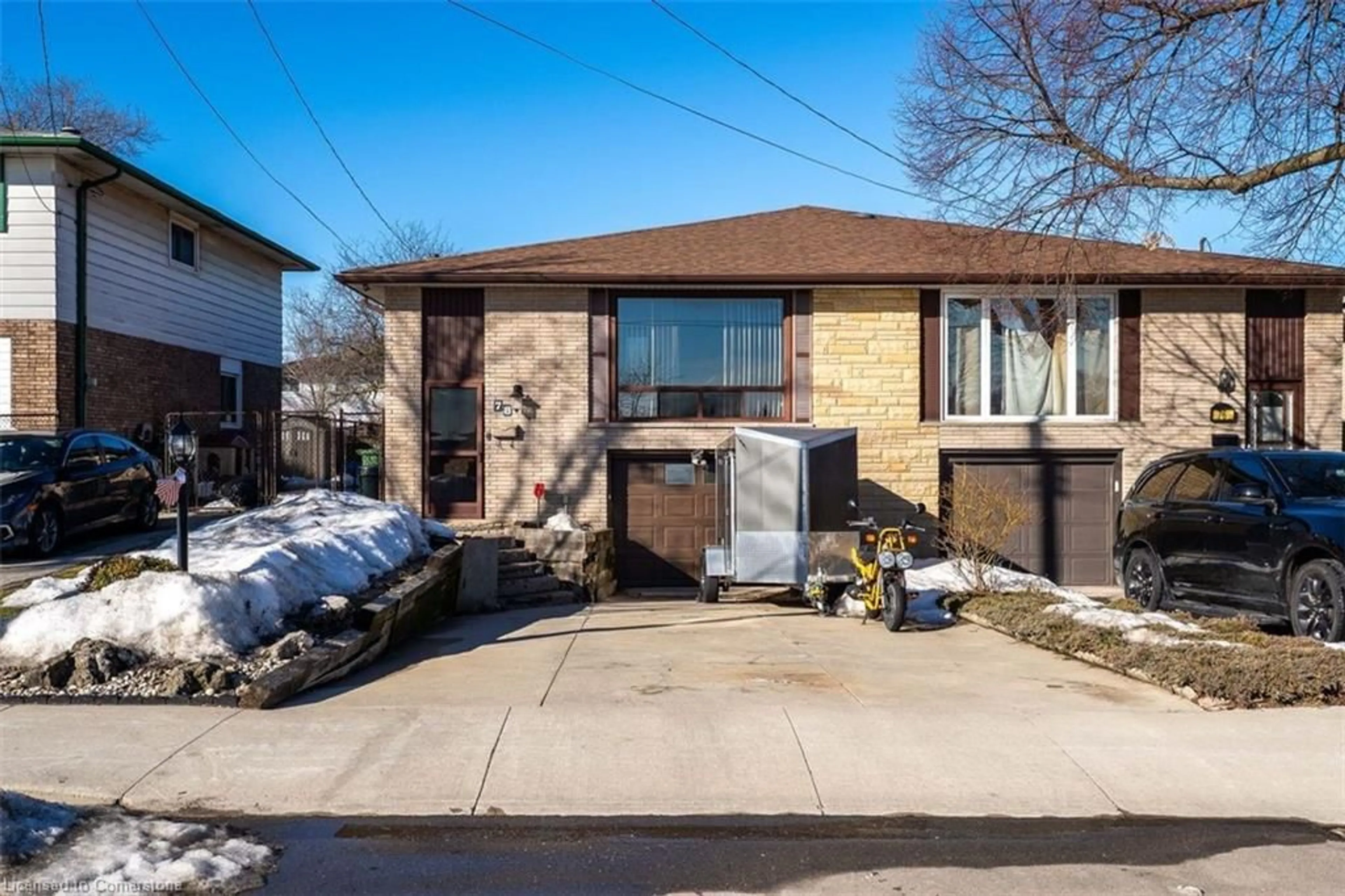 Home with brick exterior material, street for 78 San Antonio Dr, Hamilton Ontario L9C 5N2