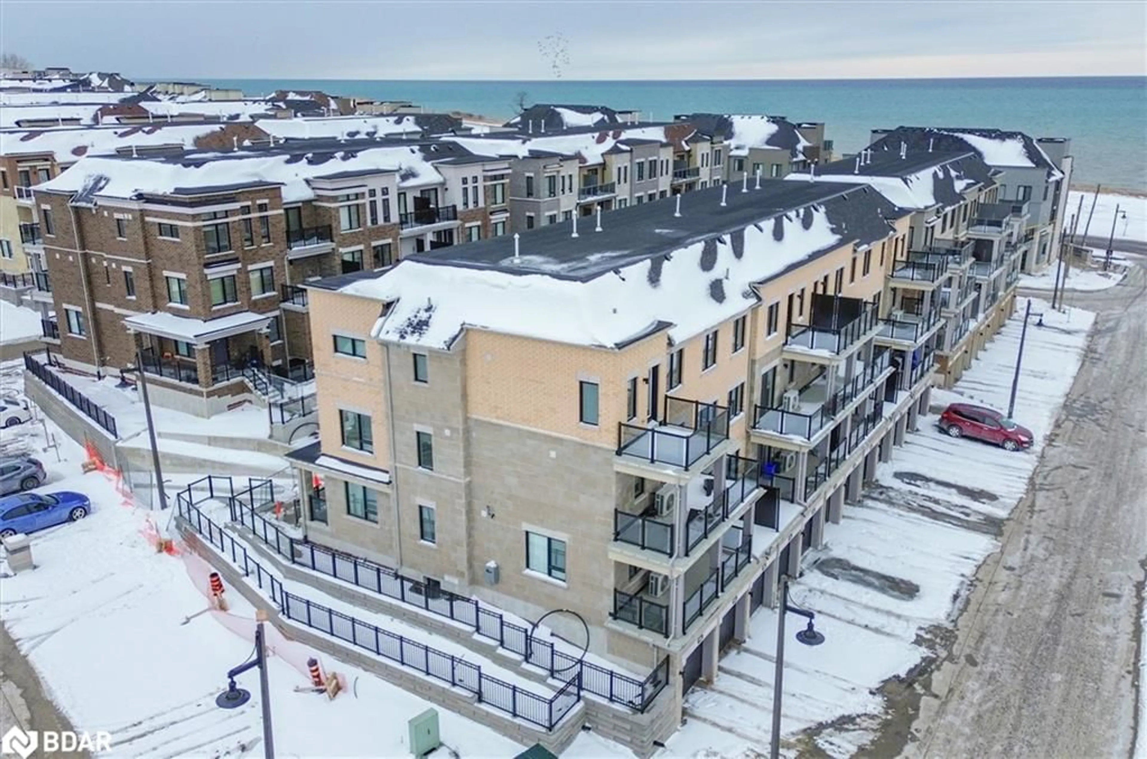 A pic from outside/outdoor area/front of a property/back of a property/a pic from drone, city buildings view from balcony for 15 Lookout Dr #A, Bowmanville Ontario L1C 7E9