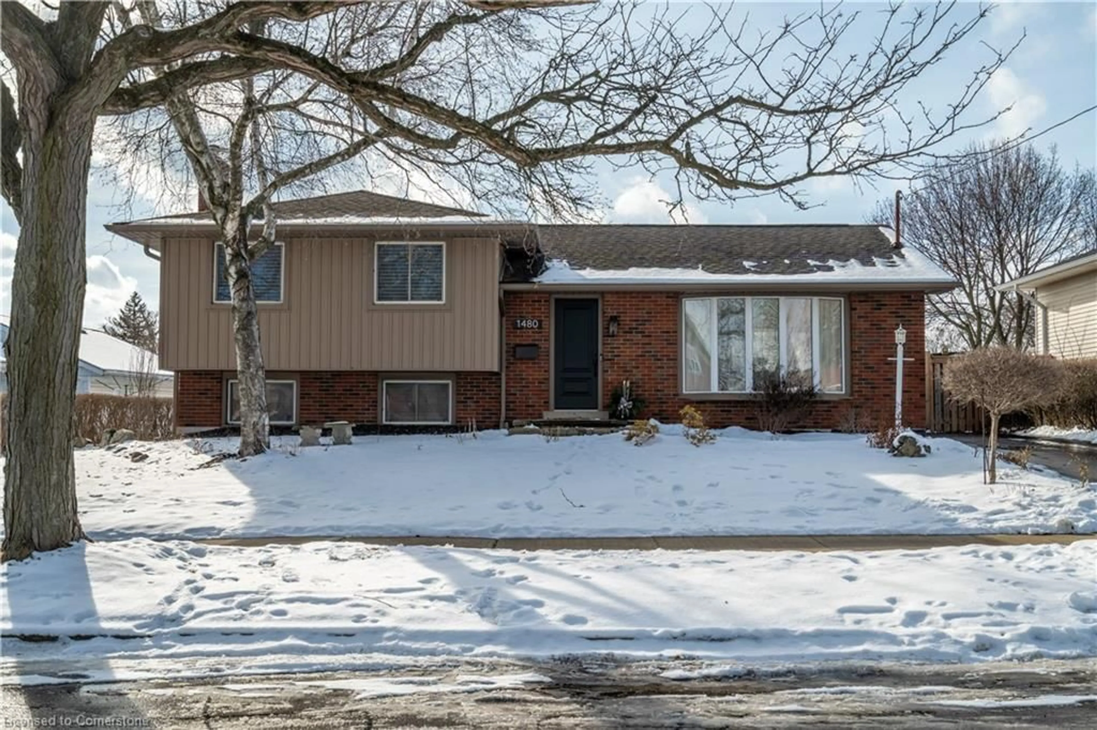 Home with brick exterior material, street for 1480 Barker Ave, Burlington Ontario L7P 2R4