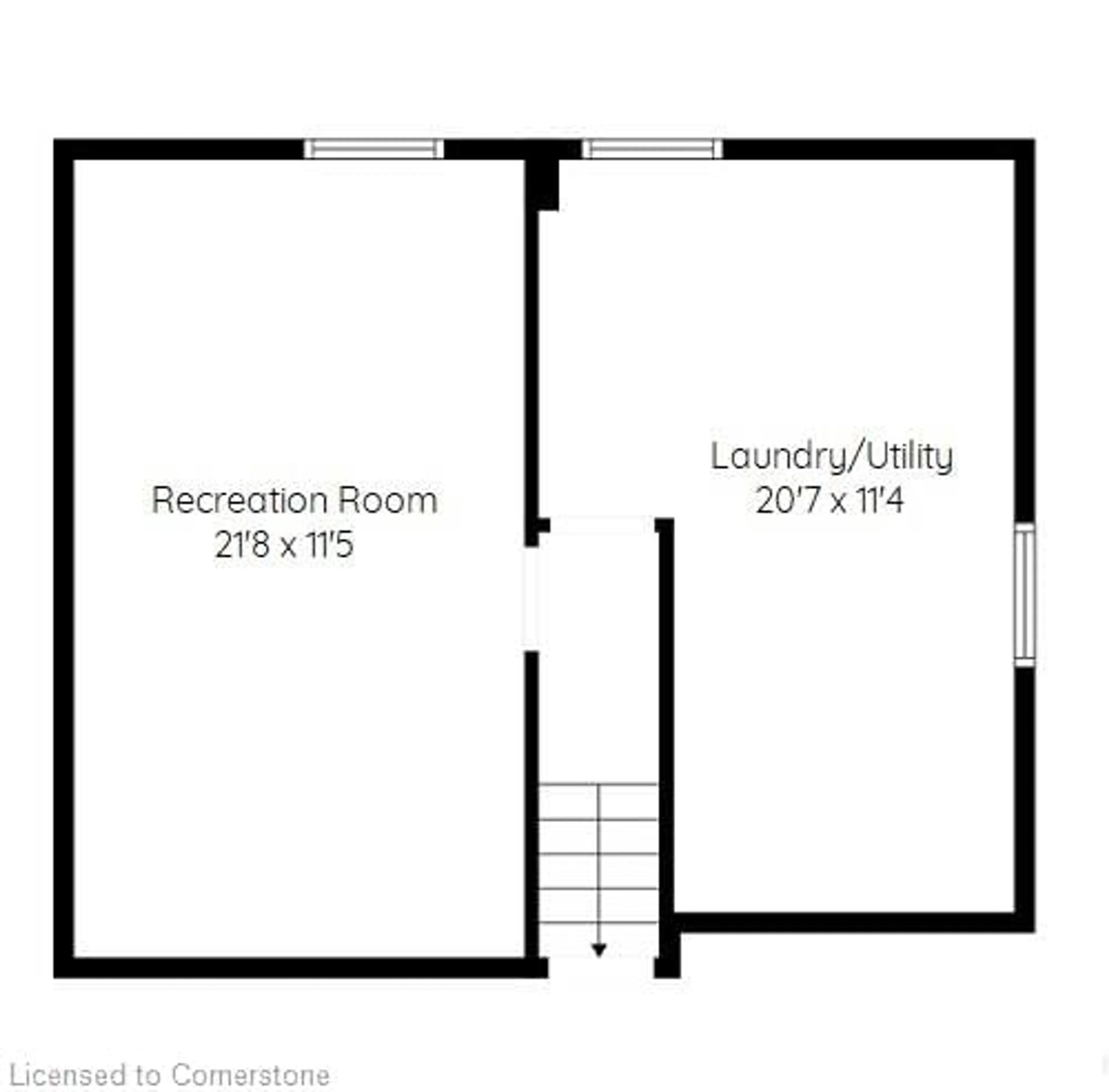 Floor plan for 40 Pleasant Ave, Dundas Ontario L9H 3S7