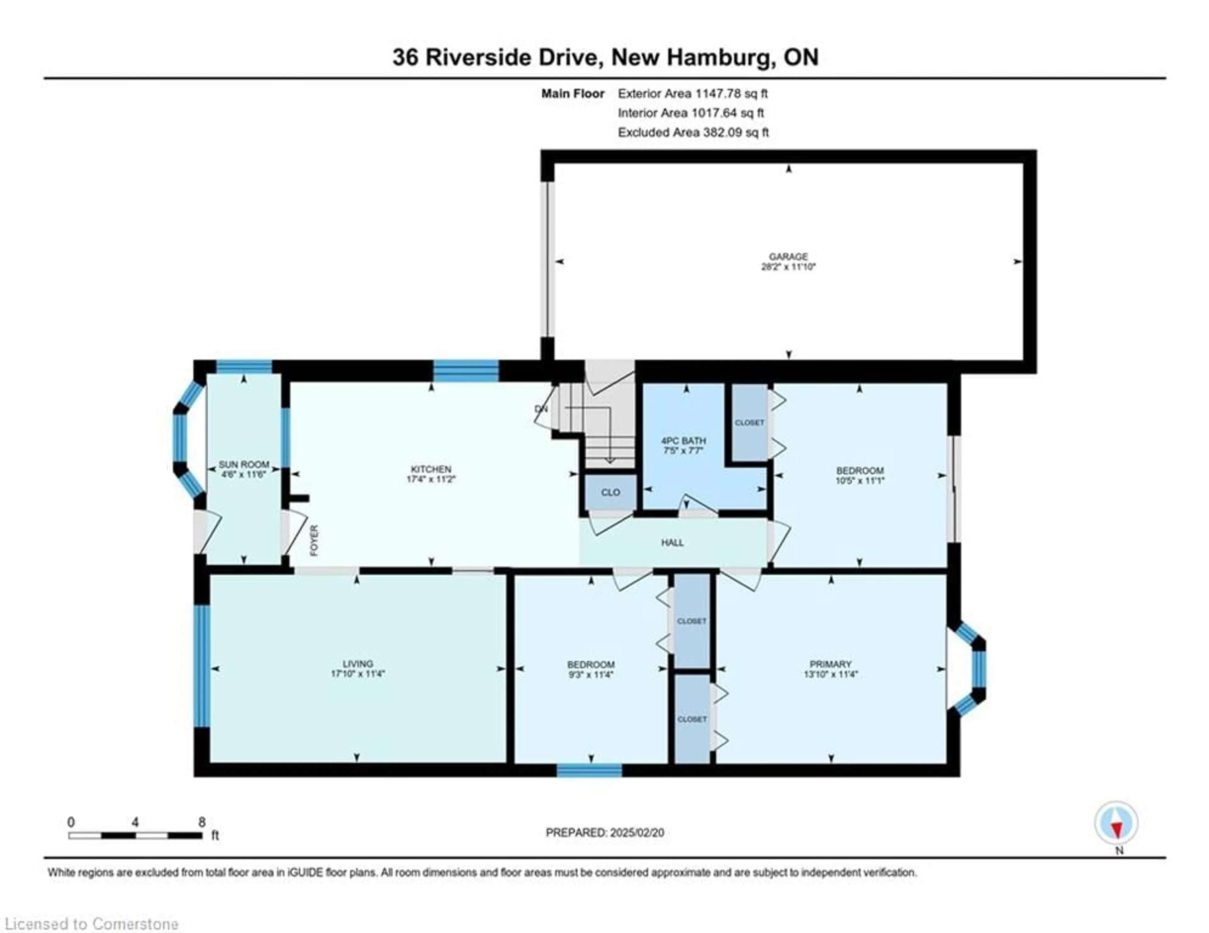 Floor plan for 36 Riverside Dr, New Hamburg Ontario N3A 2H6