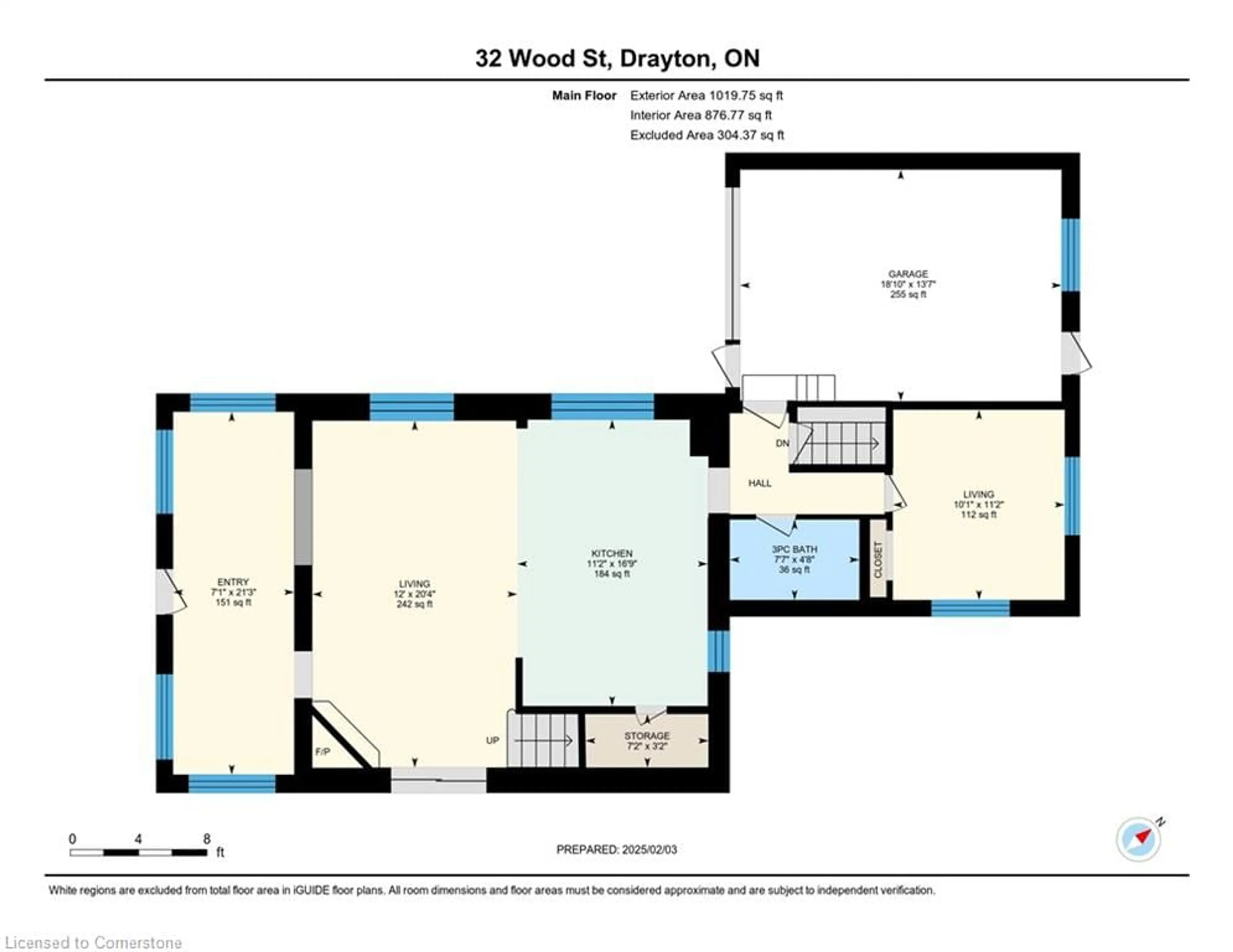 Floor plan for 32 Wood St, Drayton Ontario N0G 1P0