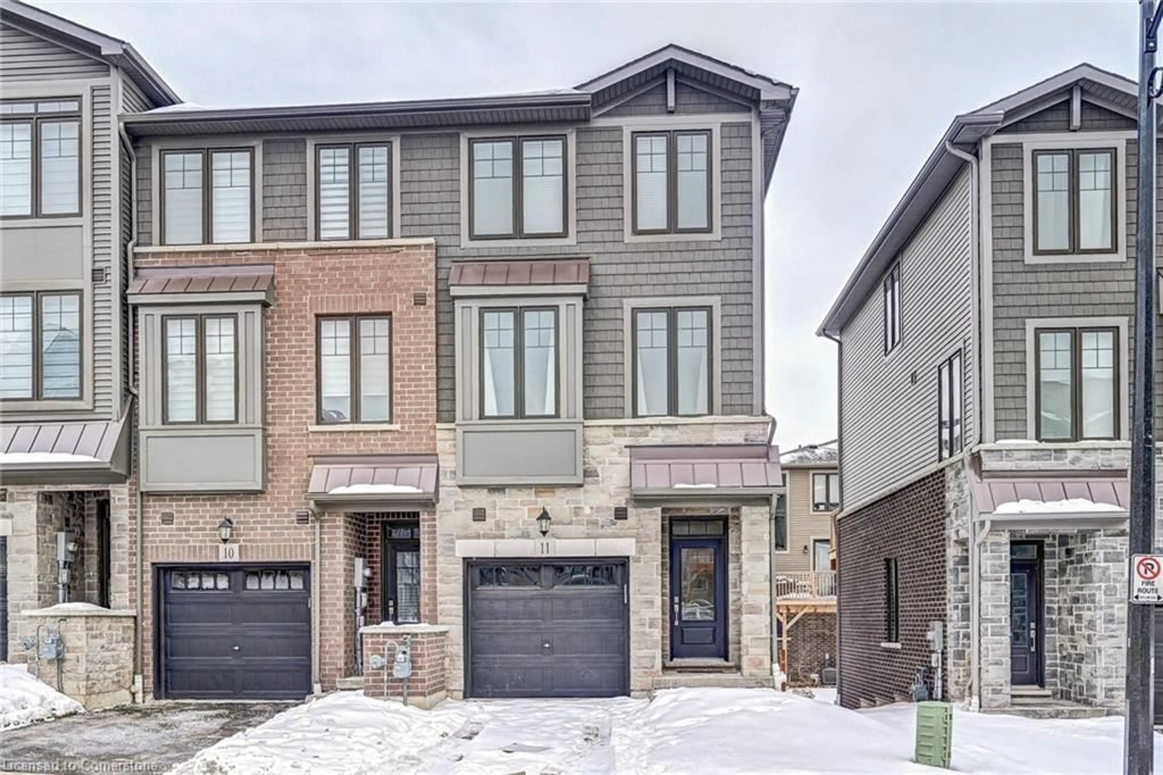 Home with brick exterior material, street for 10 Birmingham Dr #11, Cambridge Ontario N1R 0C6