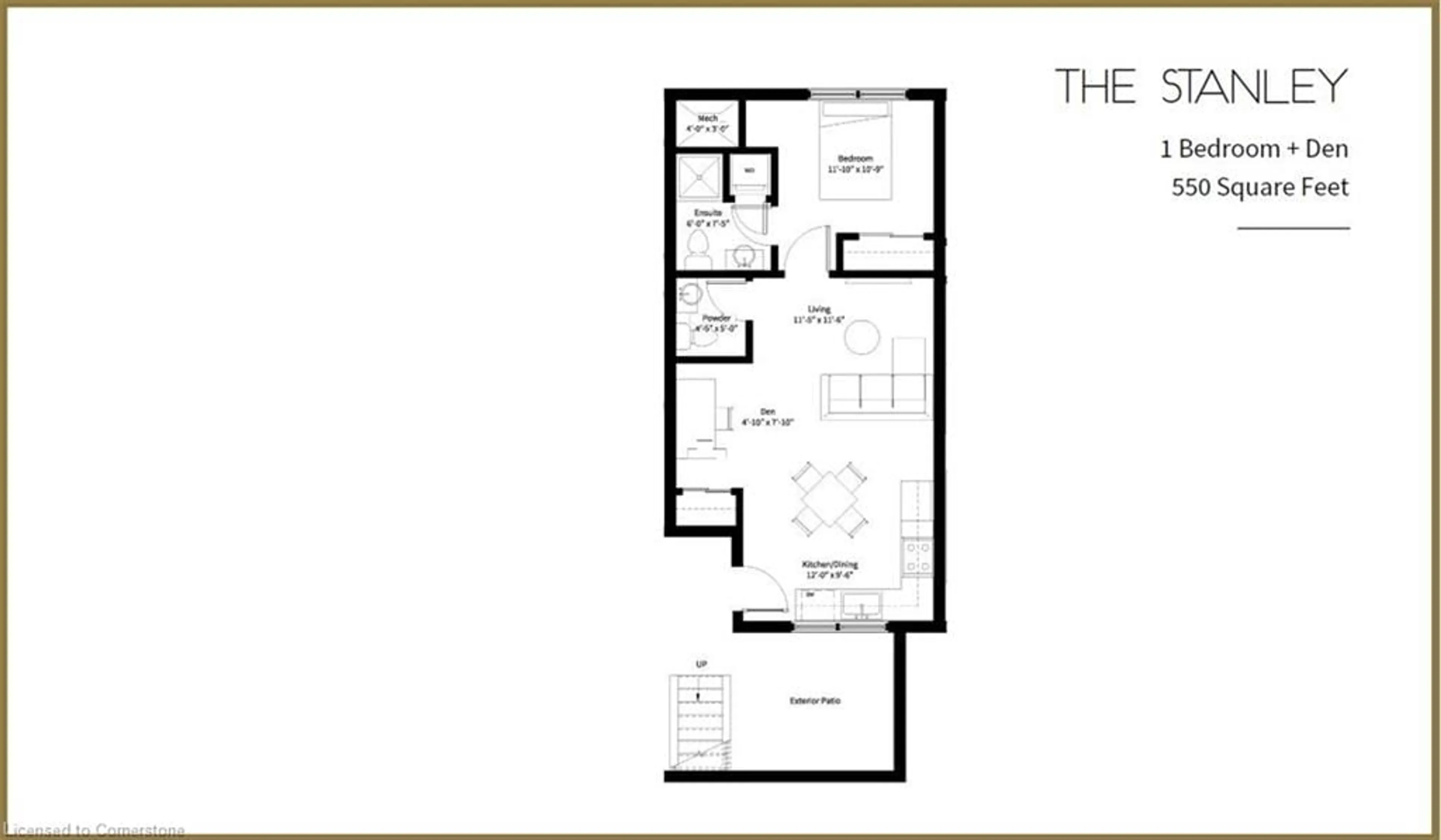 Floor plan for 6065 Mcleod Rd #111, Niagara Falls Ontario L2G 0Z7