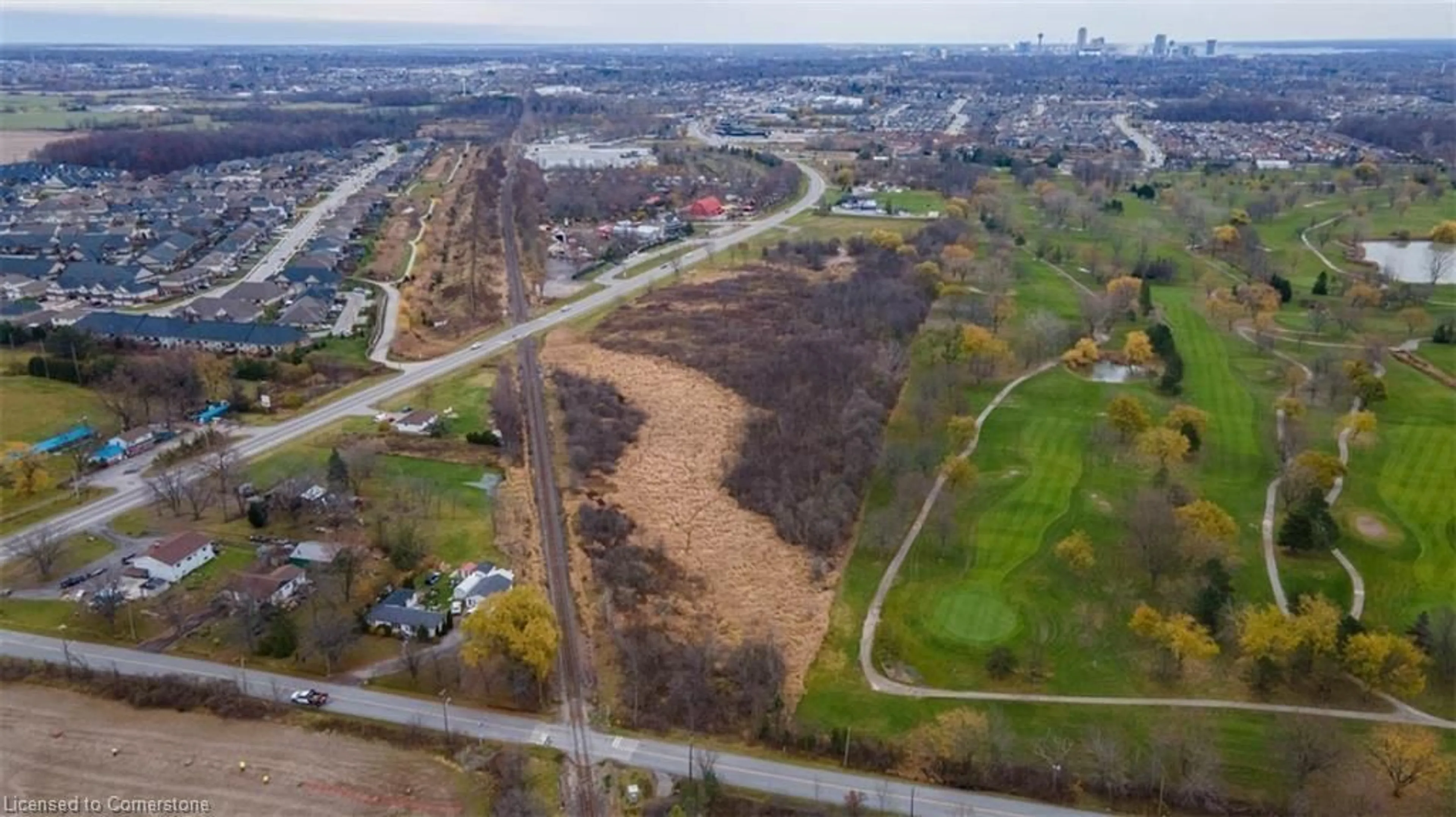 A pic from outside/outdoor area/front of a property/back of a property/a pic from drone, unknown for NA Lundy's Lane, Niagara Falls Ontario L2H 0T7