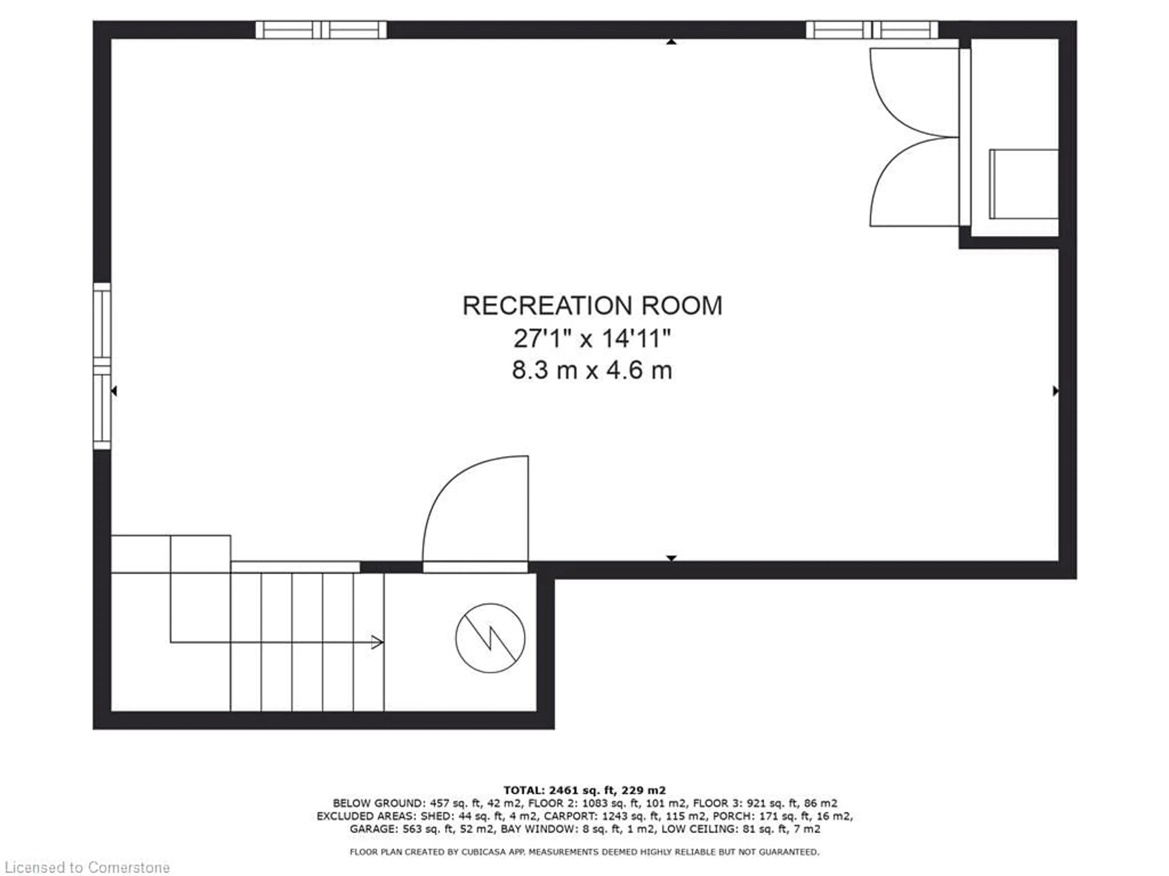 Floor plan for 581 Inkerman St, Listowel Ontario N4W 2N8