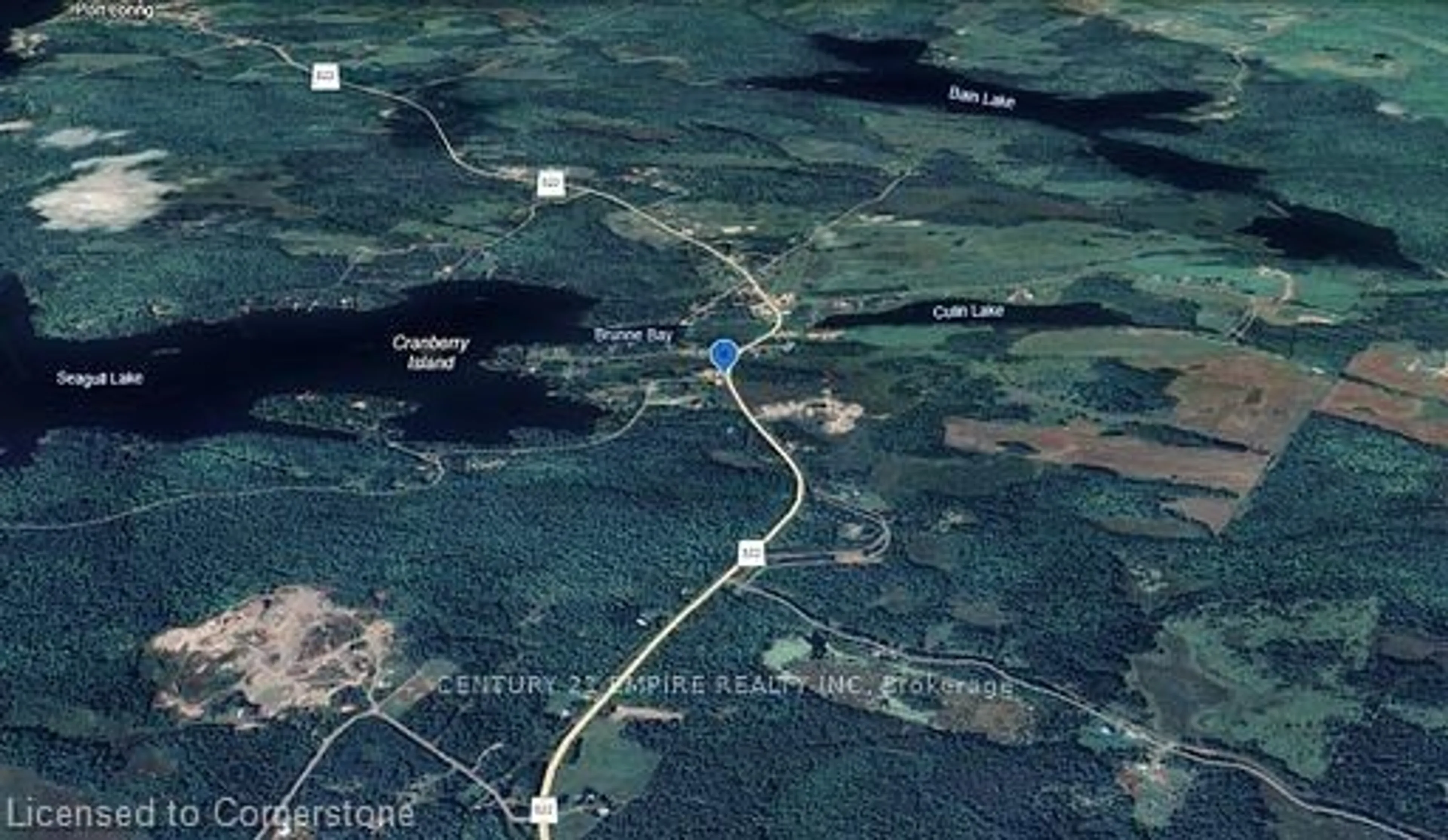 Picture of a map for 6 Seagull Lake Rd, Arnstein Ontario P0H 1A0