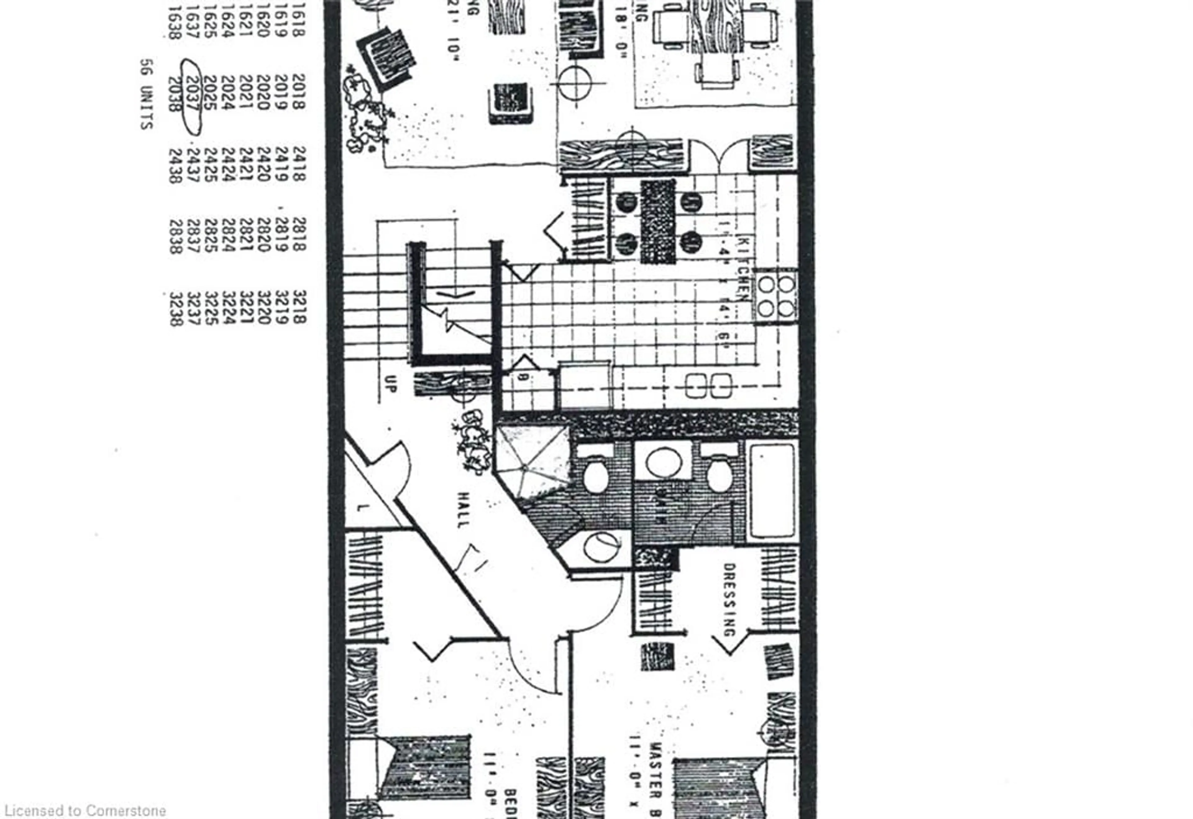 Floor plan for 33 Harbour Sq #2037, Toronto Ontario M5J 2G2