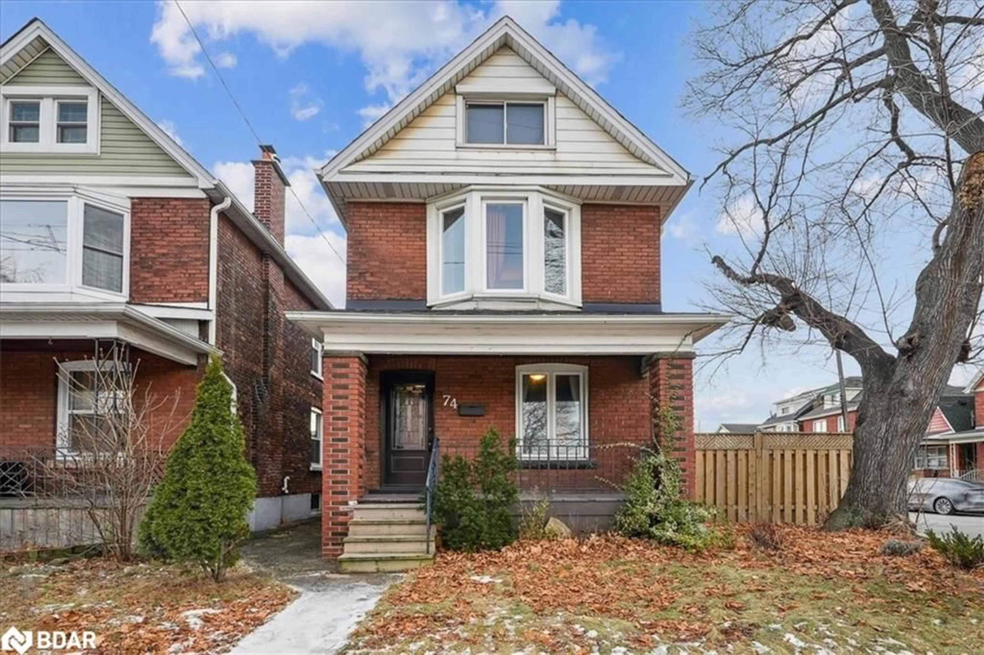 Home with brick exterior material, street for 74 Beechwood Ave, Hamilton Ontario L8L 2S6