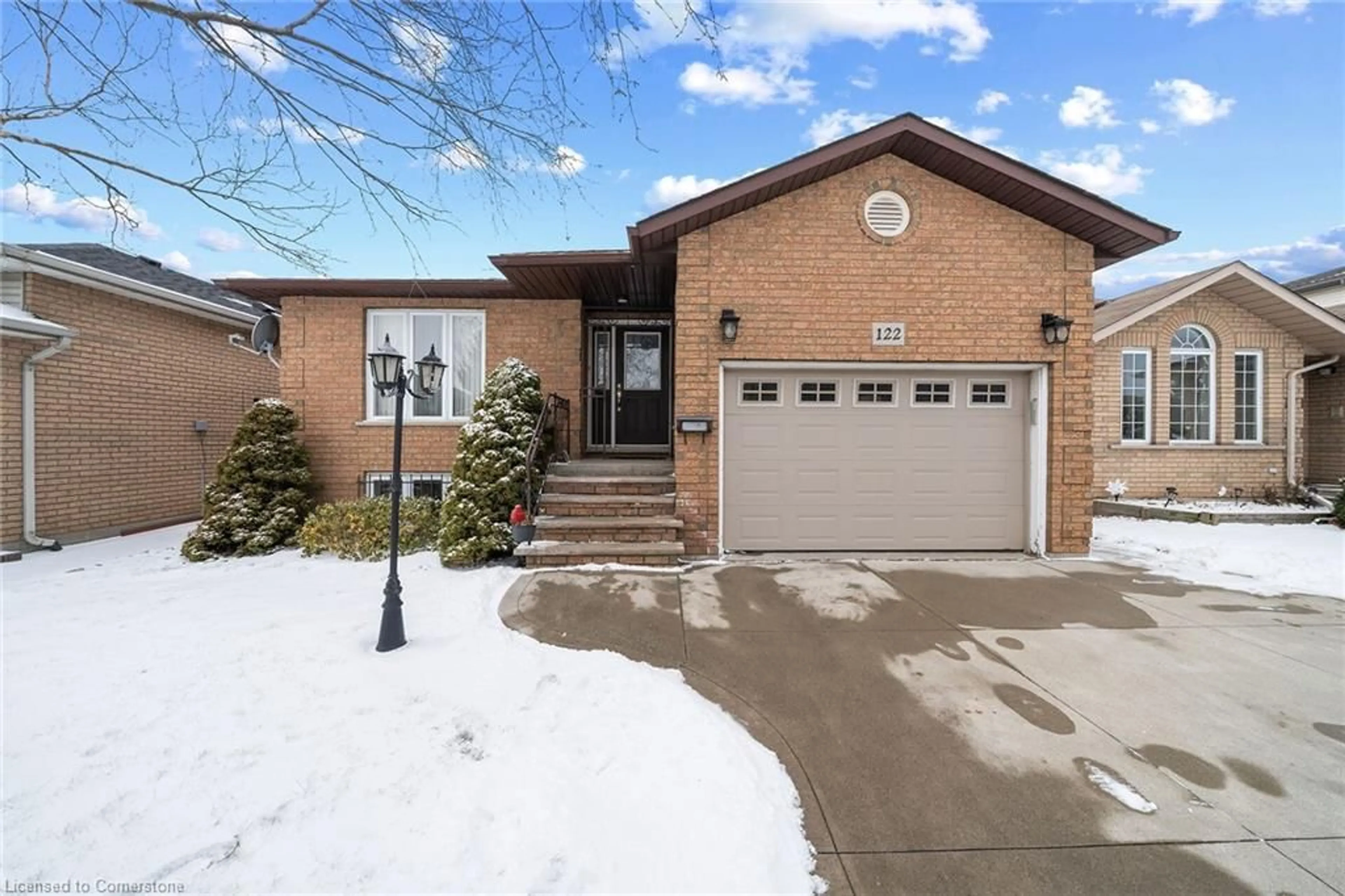 Home with brick exterior material, street for 122 Fieldway Dr, Hamilton Ontario L9A 2L6