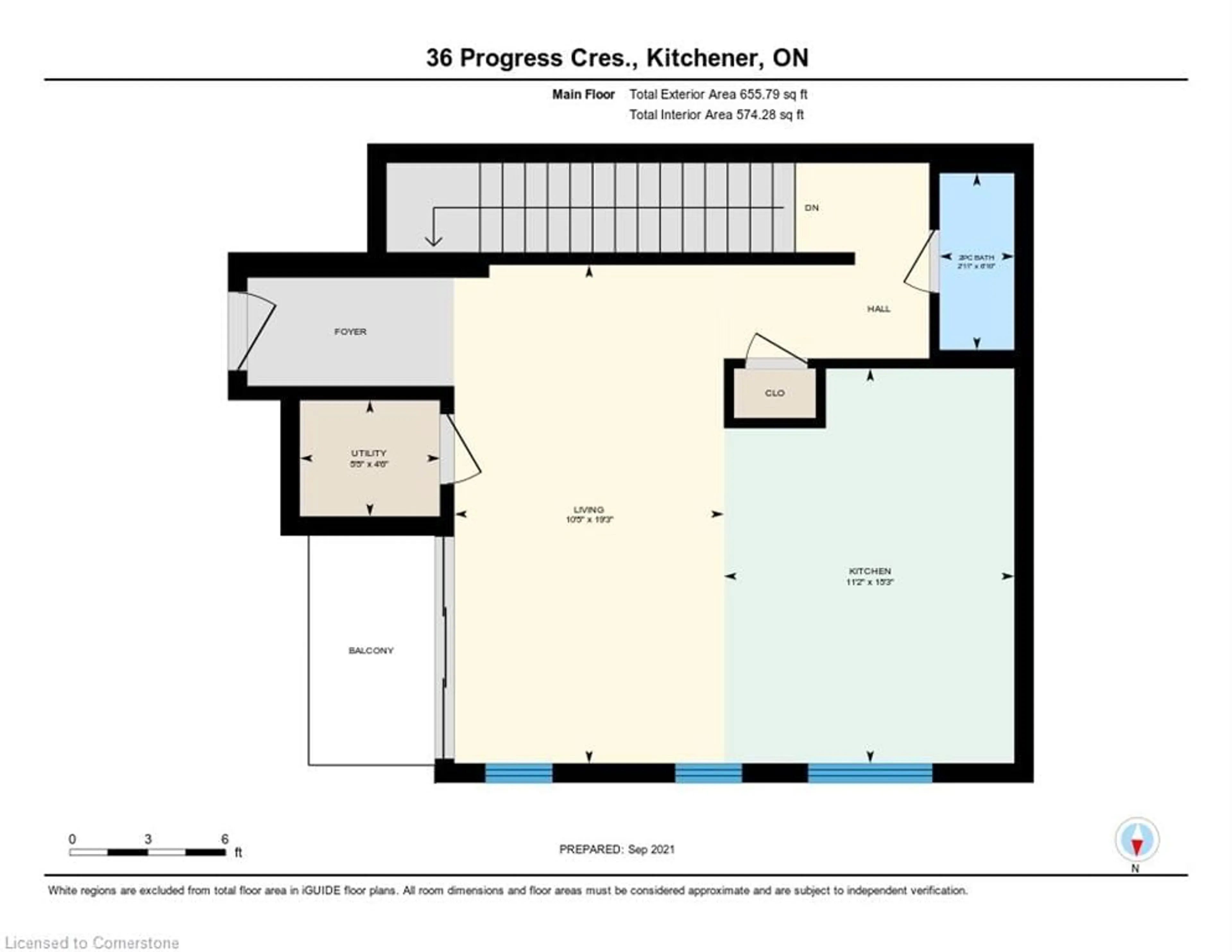 Floor plan for 36 Progress Cres, Kitchener Ontario N2R 0R7