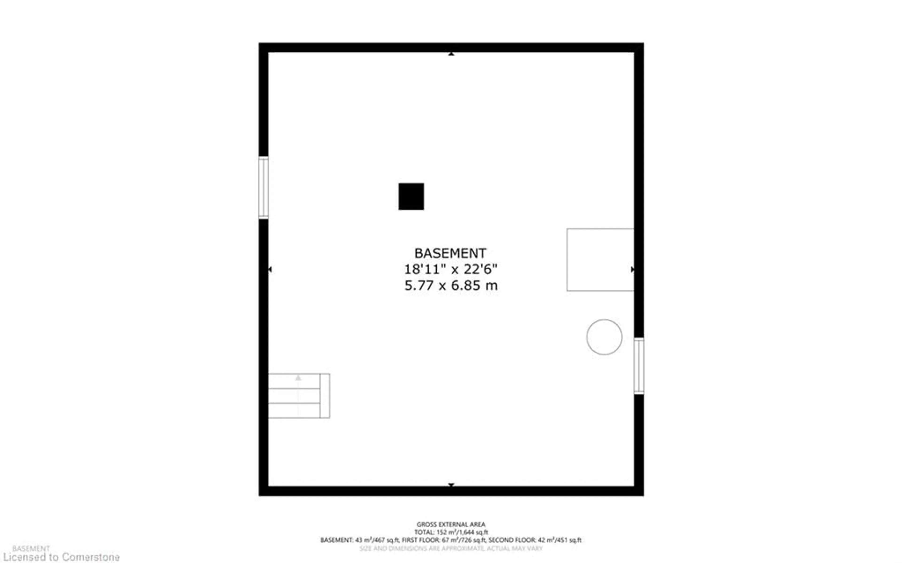 Floor plan for 20 York St, Welland Ontario L3B 4A6