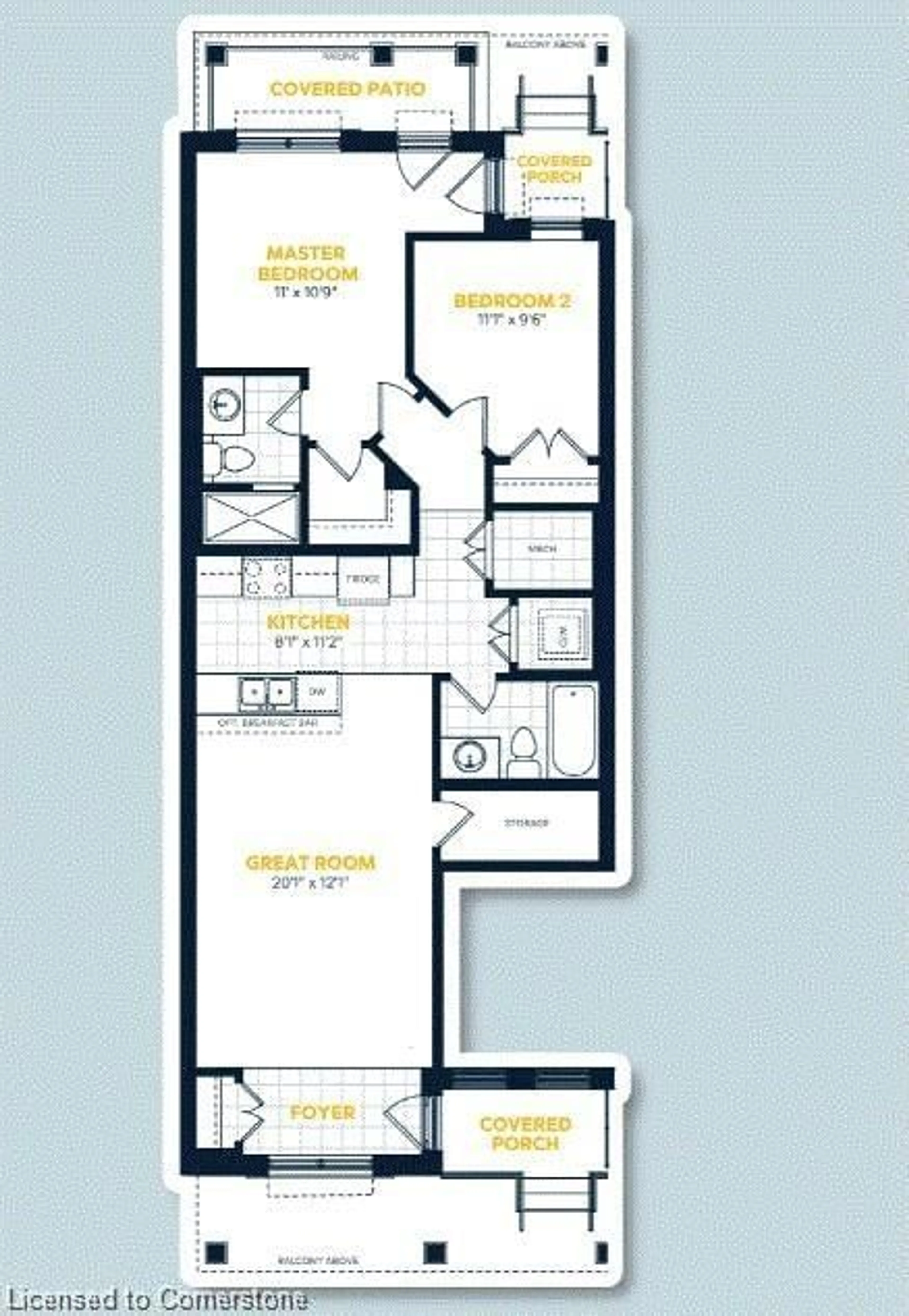 Floor plan for 158 Wheat Lane, Kitchener Ontario N2R 0R6