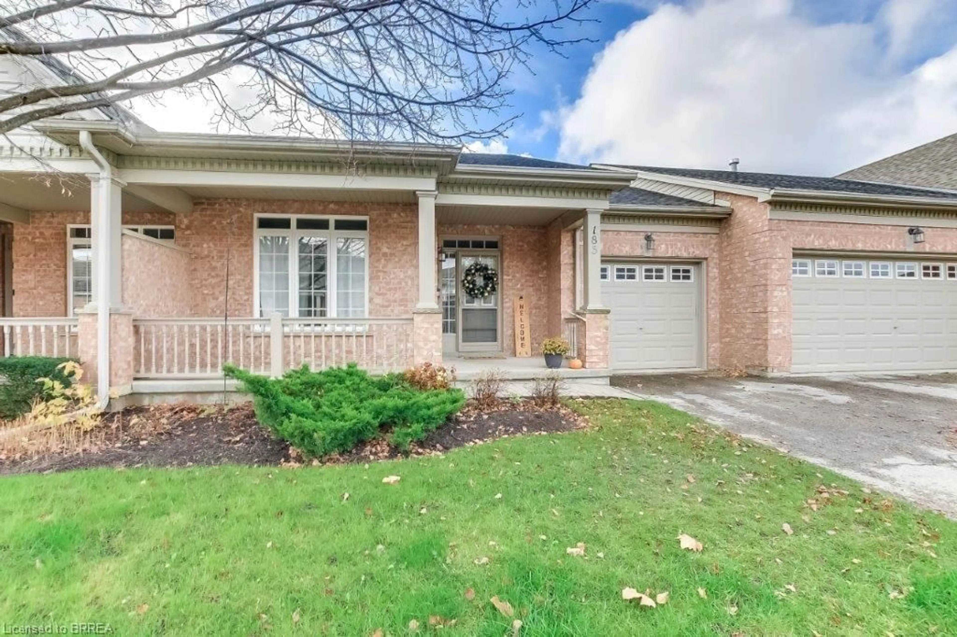 Home with brick exterior material, street for 2025 Meadowgate Blvd #185, London Ontario N6M 1K9