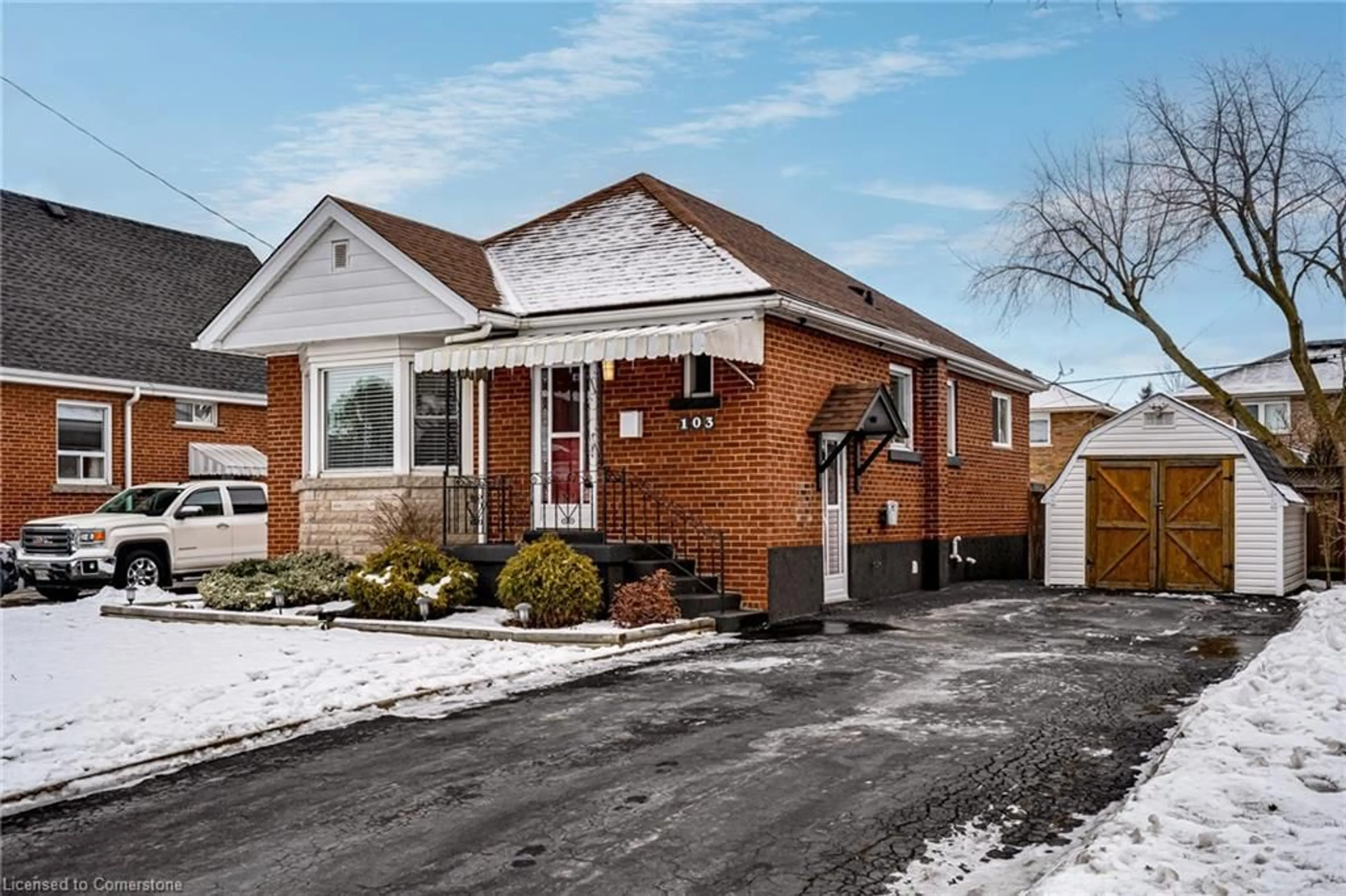 Home with brick exterior material, street for 103 Adair Ave, Hamilton Ontario L8K 3S4