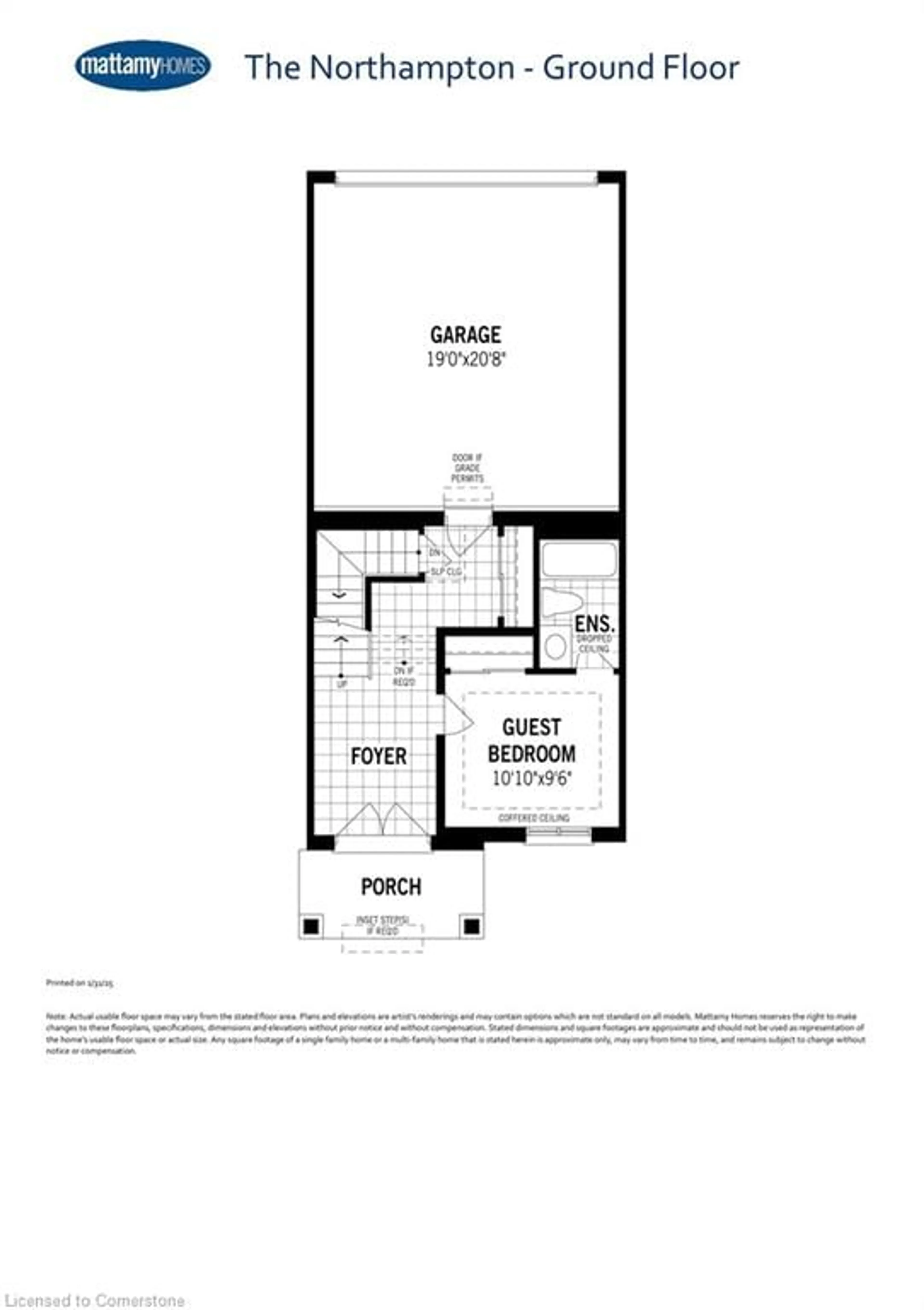 Floor plan for 140 Rockface Trail, Caledon Ontario L7C 4P1