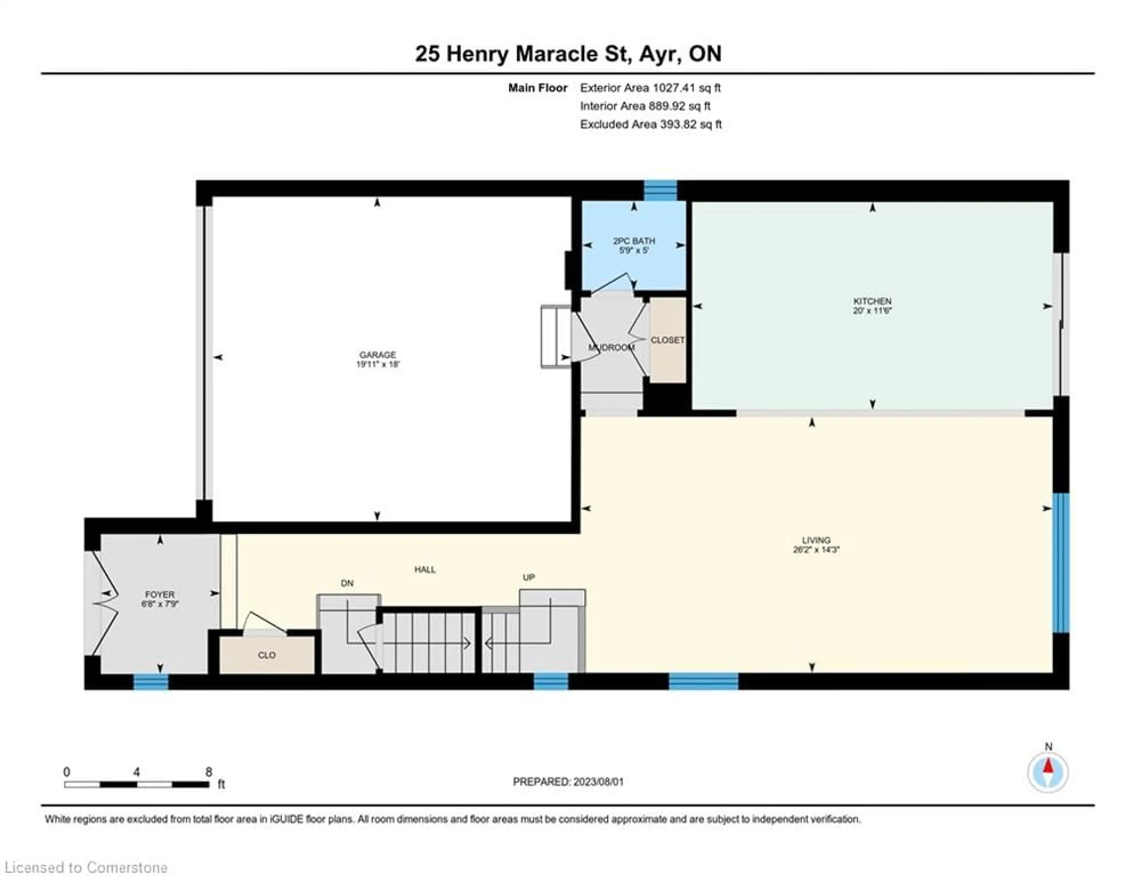 Floor plan for 25 Henry Maracle St, Ayr Ontario N0B 1E0