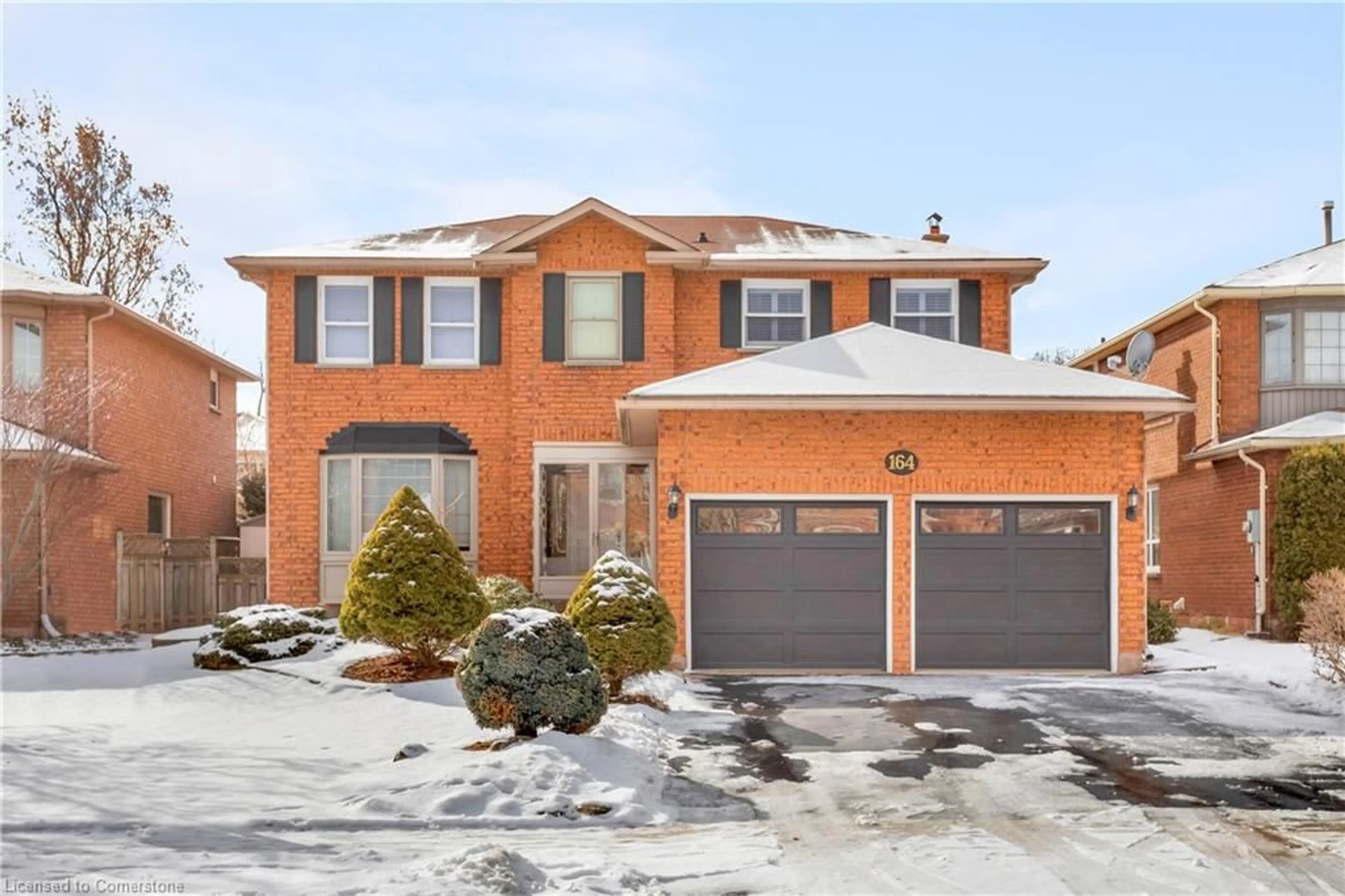 Home with brick exterior material, street for 164 Warner Dr, Oakville Ontario L6L 6E7