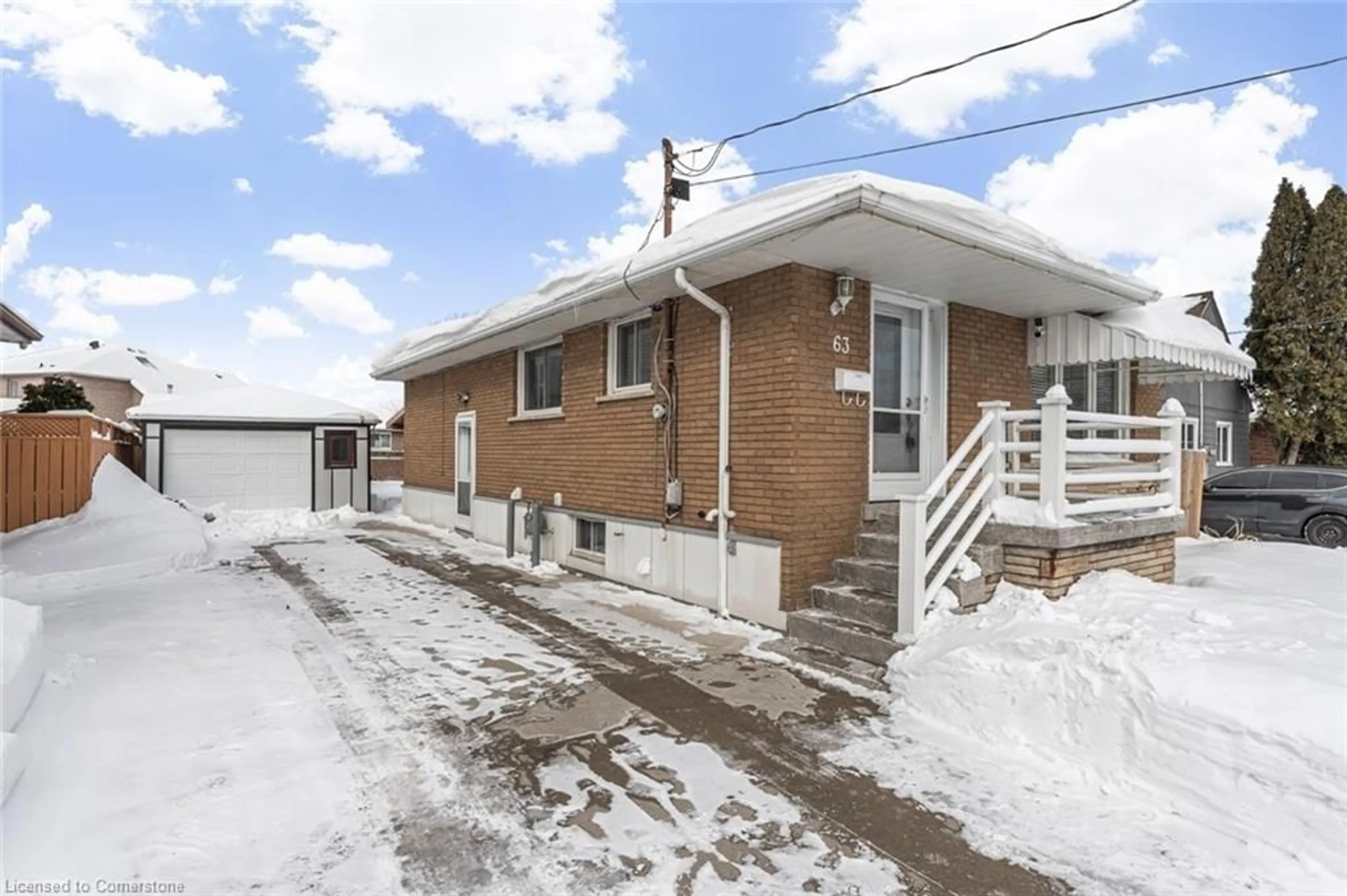 Home with brick exterior material, street for 63 Nash Rd, Hamilton Ontario L8H 2P5