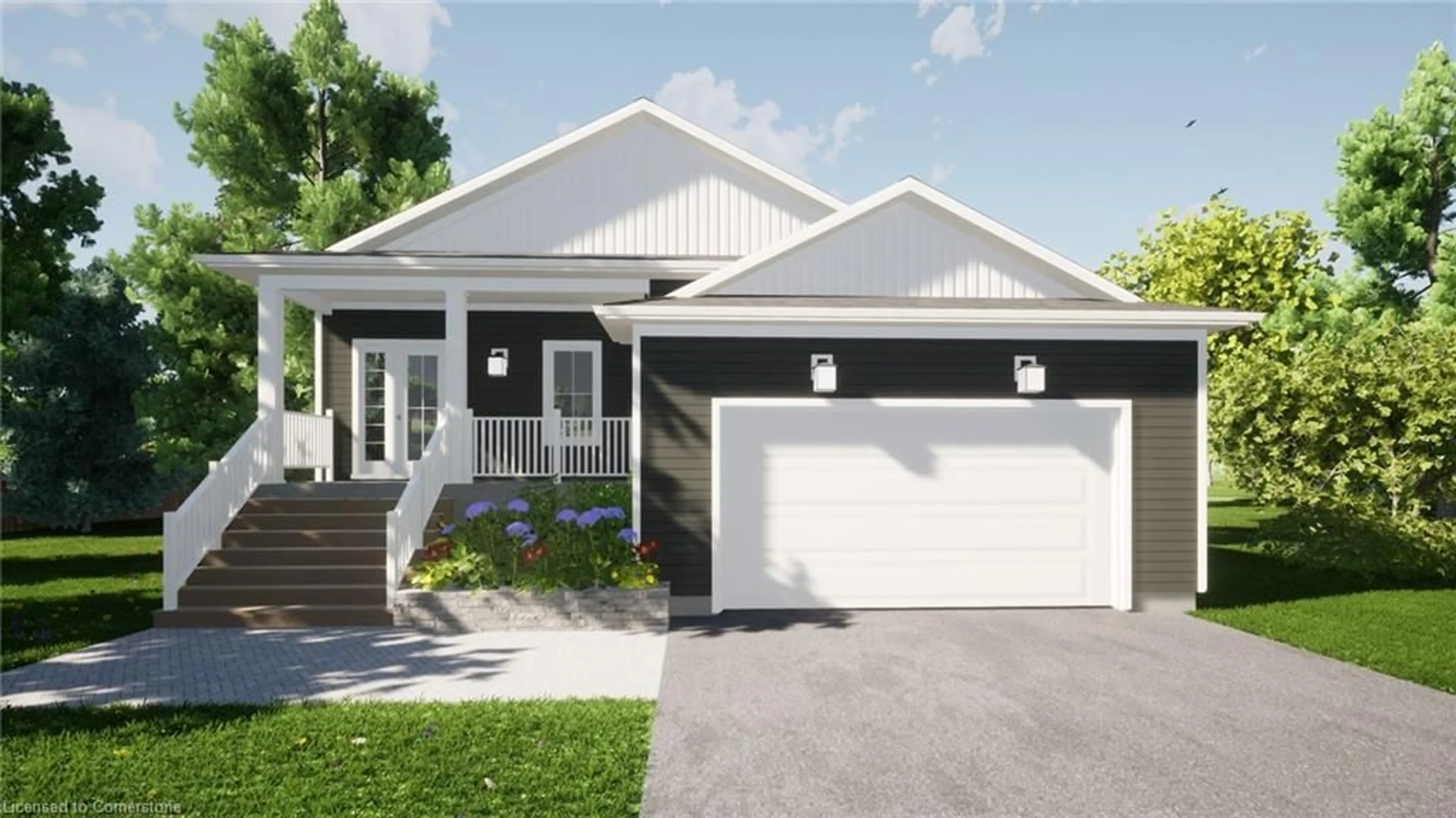 Home with vinyl exterior material, street for 64 52nd St, Wasaga Beach Ontario L9Z 1W8