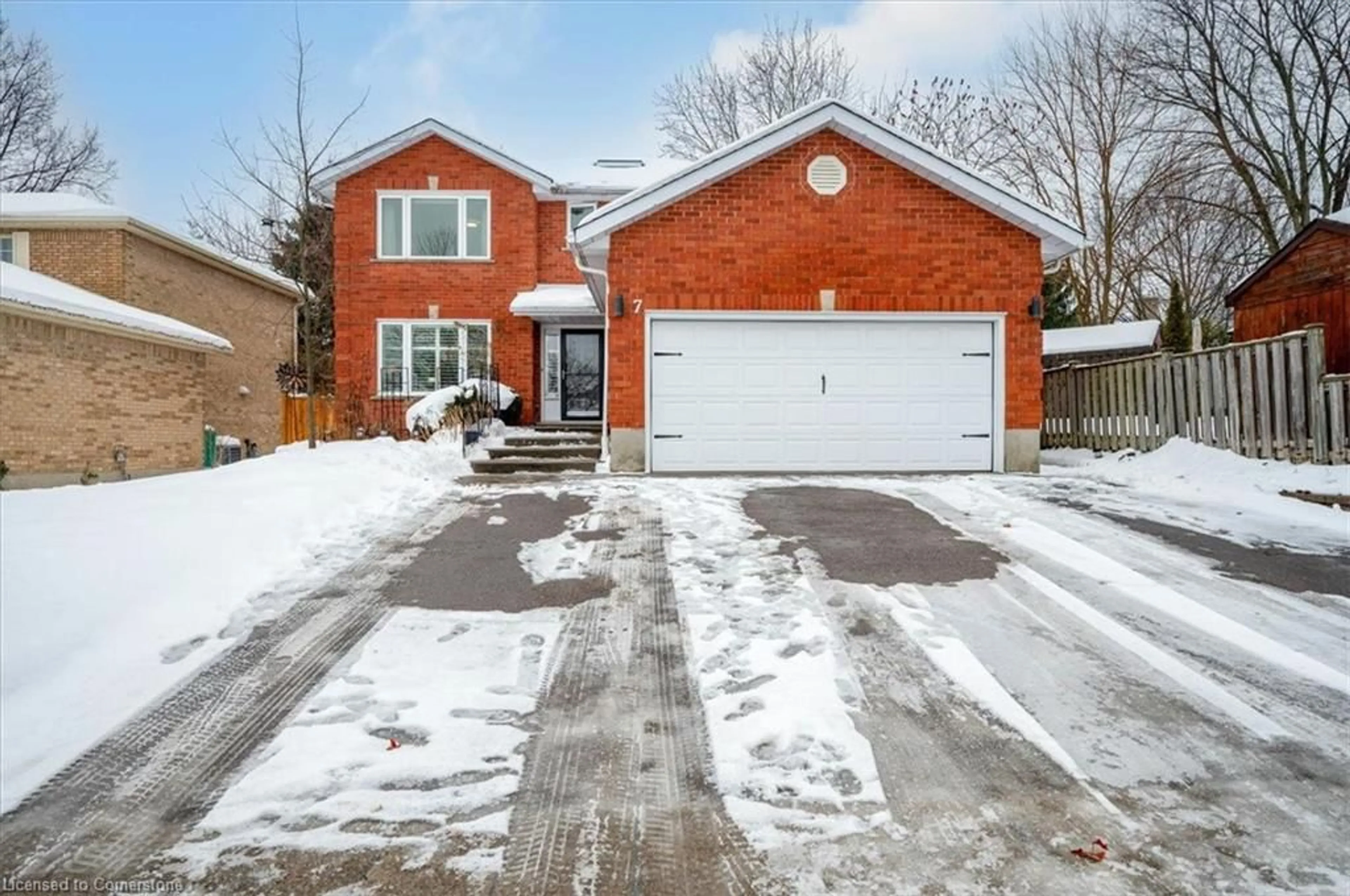 Home with brick exterior material, street for 7 Chandos Dr, Kitchener Ontario N2A 3C2