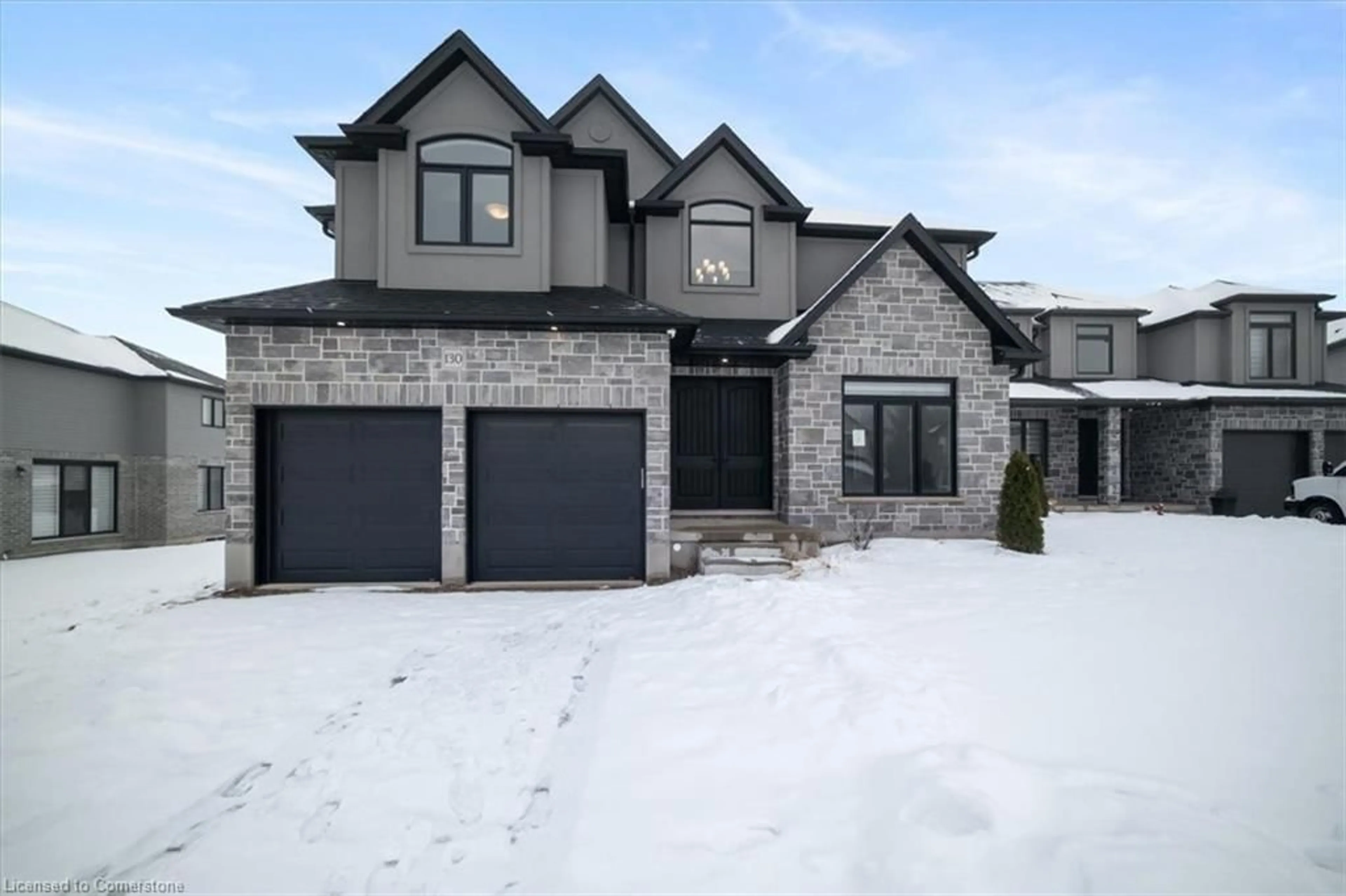 Home with brick exterior material, street for 130 Birdie Court Crt, Woodstock Ontario N4T 0N3