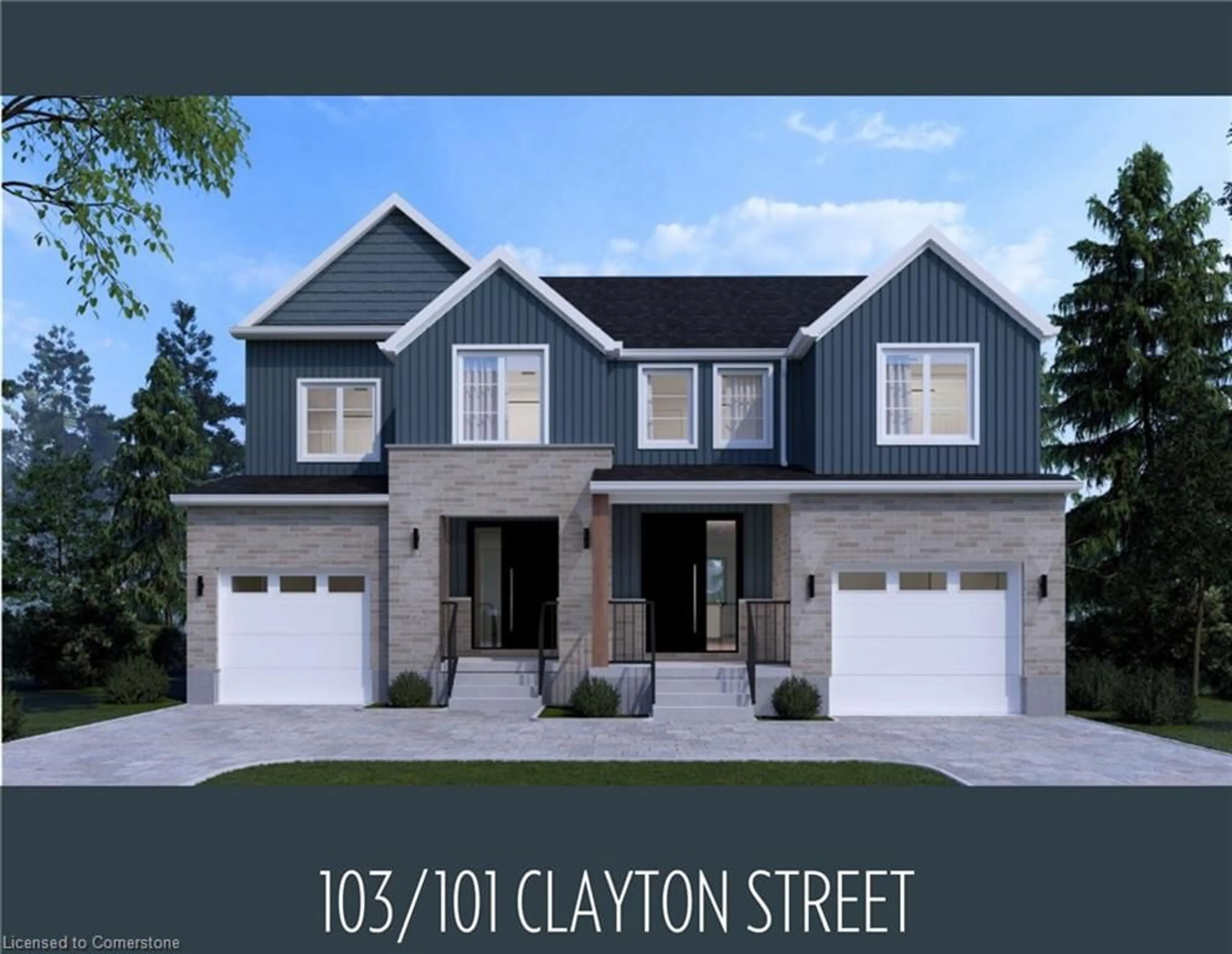 Home with brick exterior material, street for 103 Clayton St, Mitchell Ontario N0K 1N0