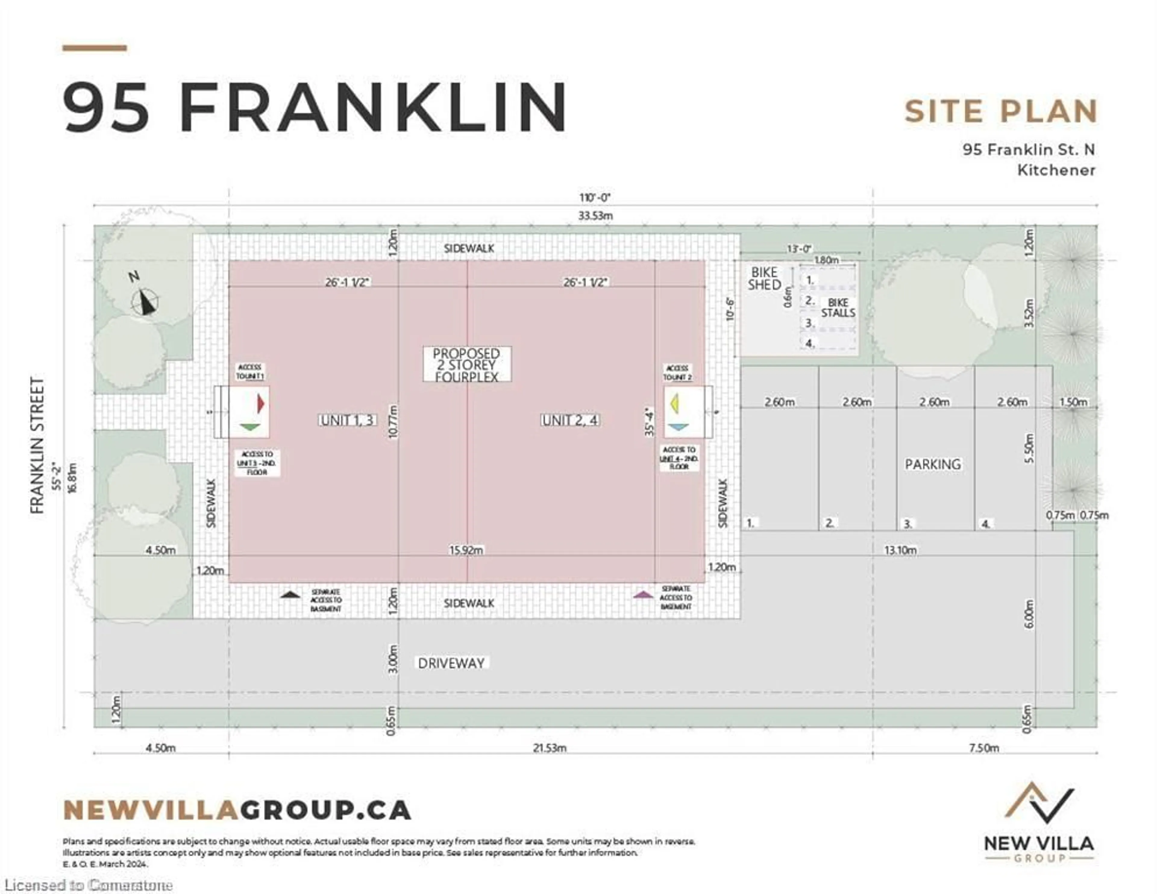 Floor plan for 95 Franklin St, Kitchener Ontario N2A 1Y1