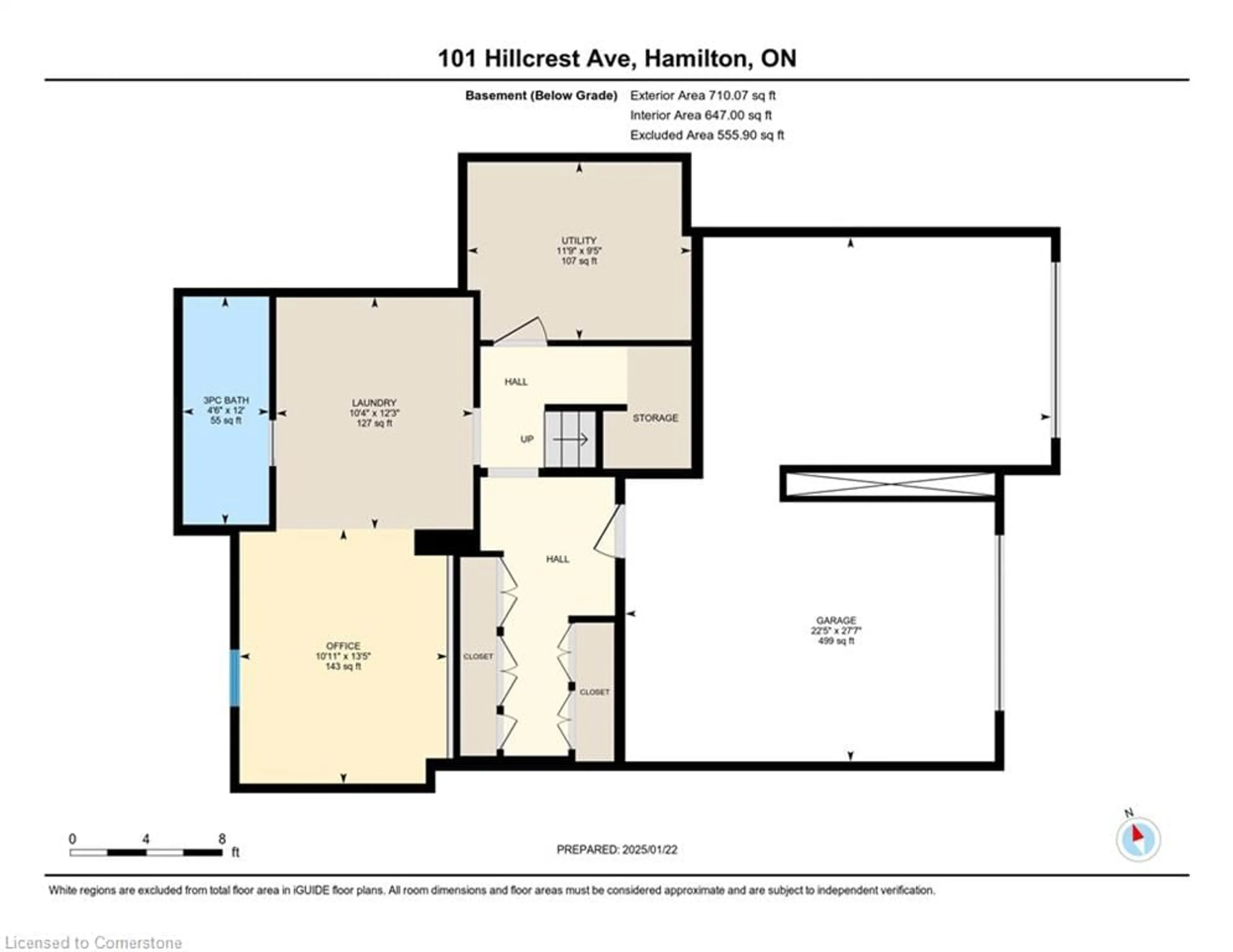 Floor plan for 101 Hillcrest Ave, Hamilton Ontario L9H 4X4