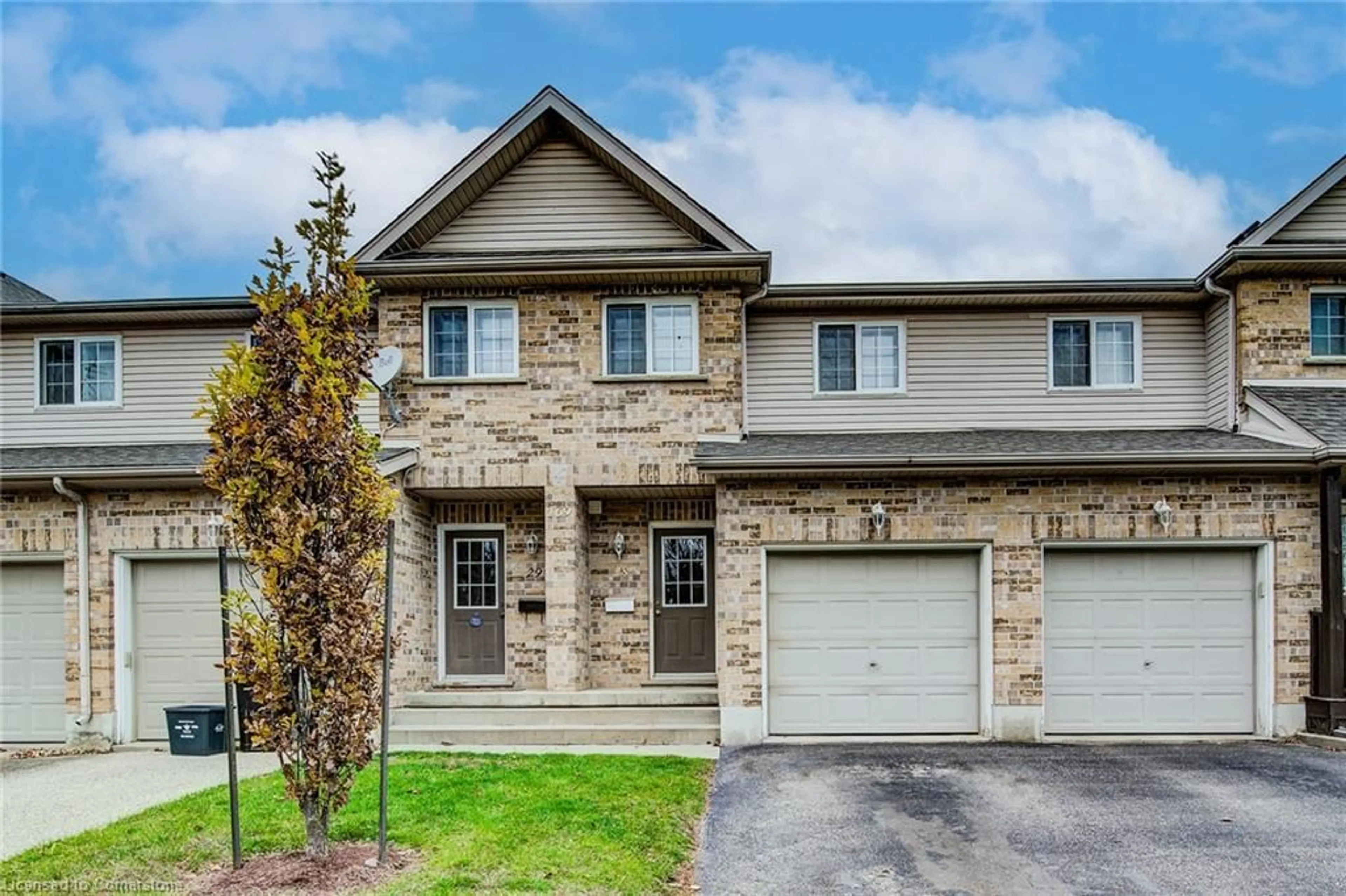 Home with brick exterior material, street for 169 Bismark Dr #28, Cambridge Ontario N1S 5C1