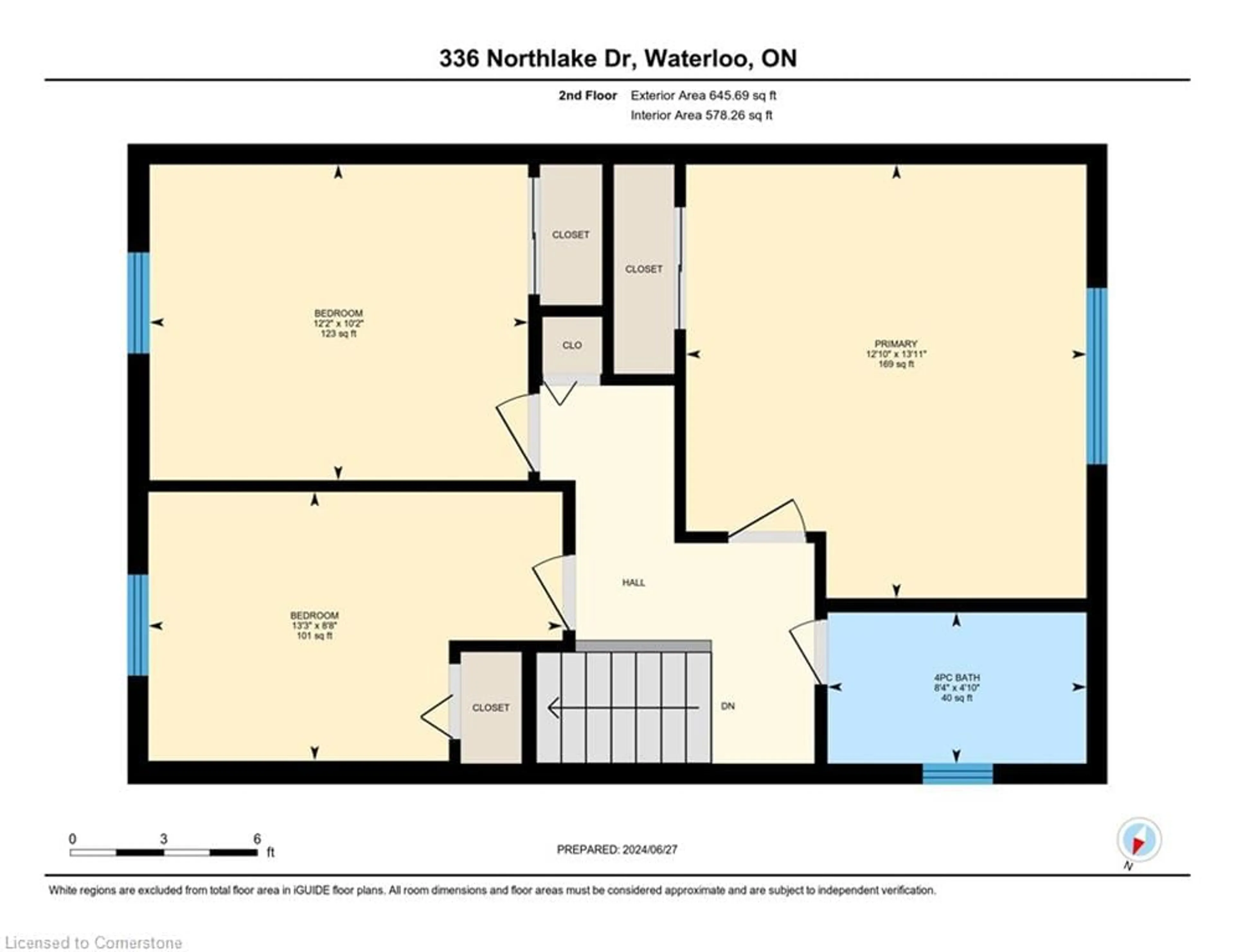 Floor plan for 336 Northlake Dr, Waterloo Ontario N2V 1R1