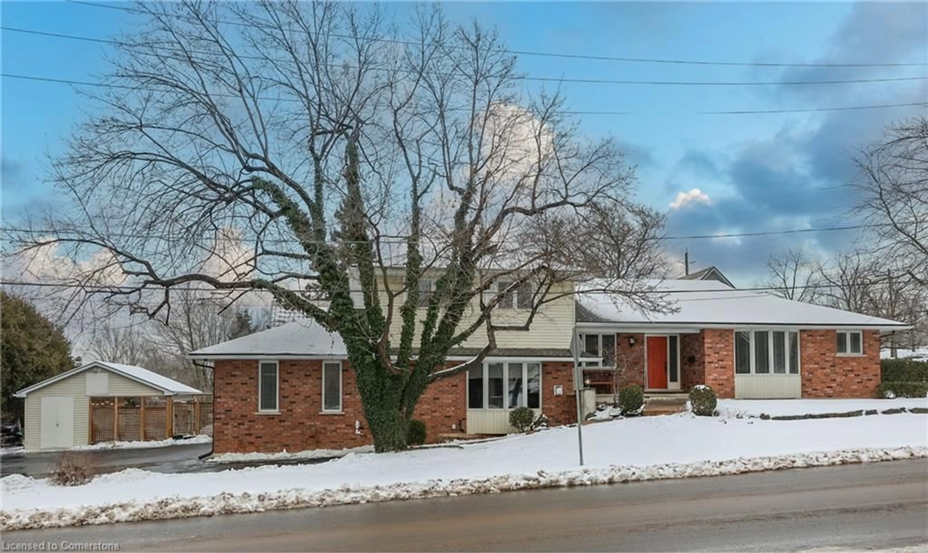 Home with brick exterior material, street for 3570 Rittenhouse Rd, Vineland Ontario L0R 2C0