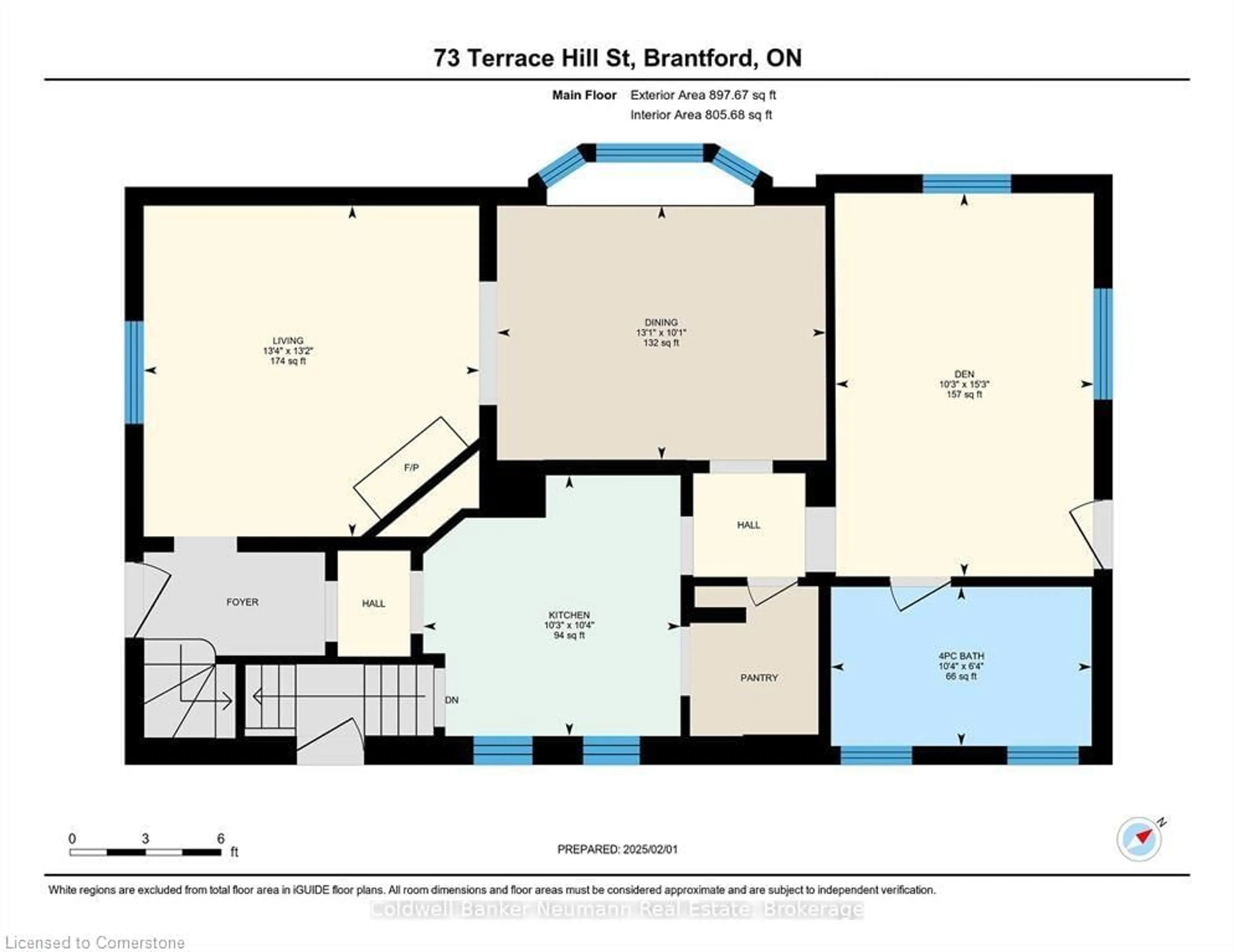 Floor plan for 73 Terrace Hill St, Brantford Ontario N3R 4H2