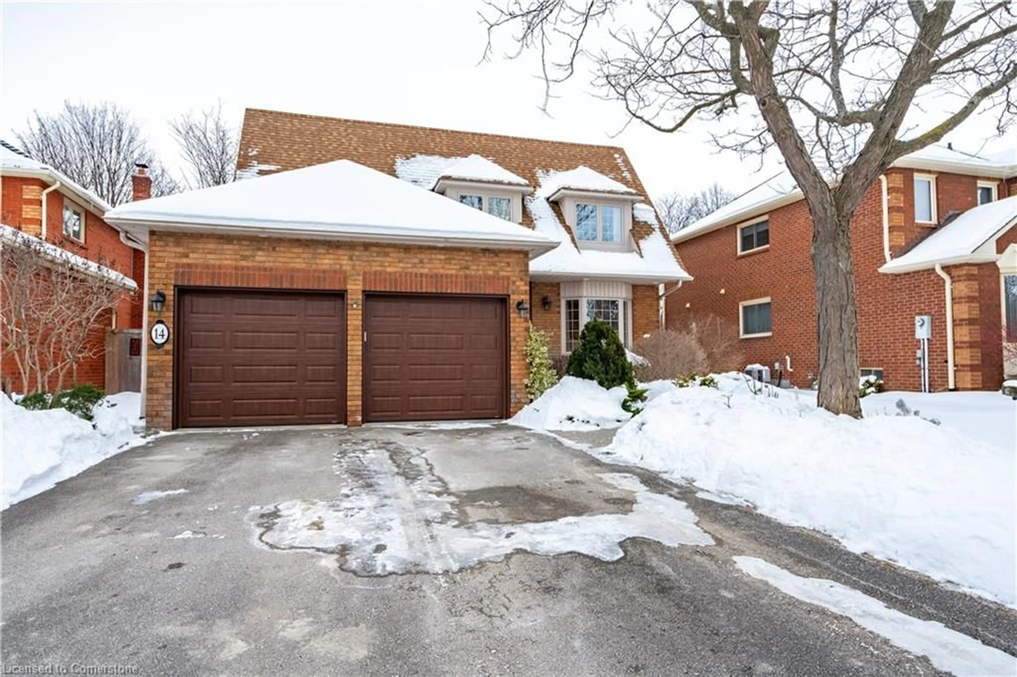 Home with brick exterior material, street for 14 Nixon Cres, Georgetown Ontario L7G 5K4