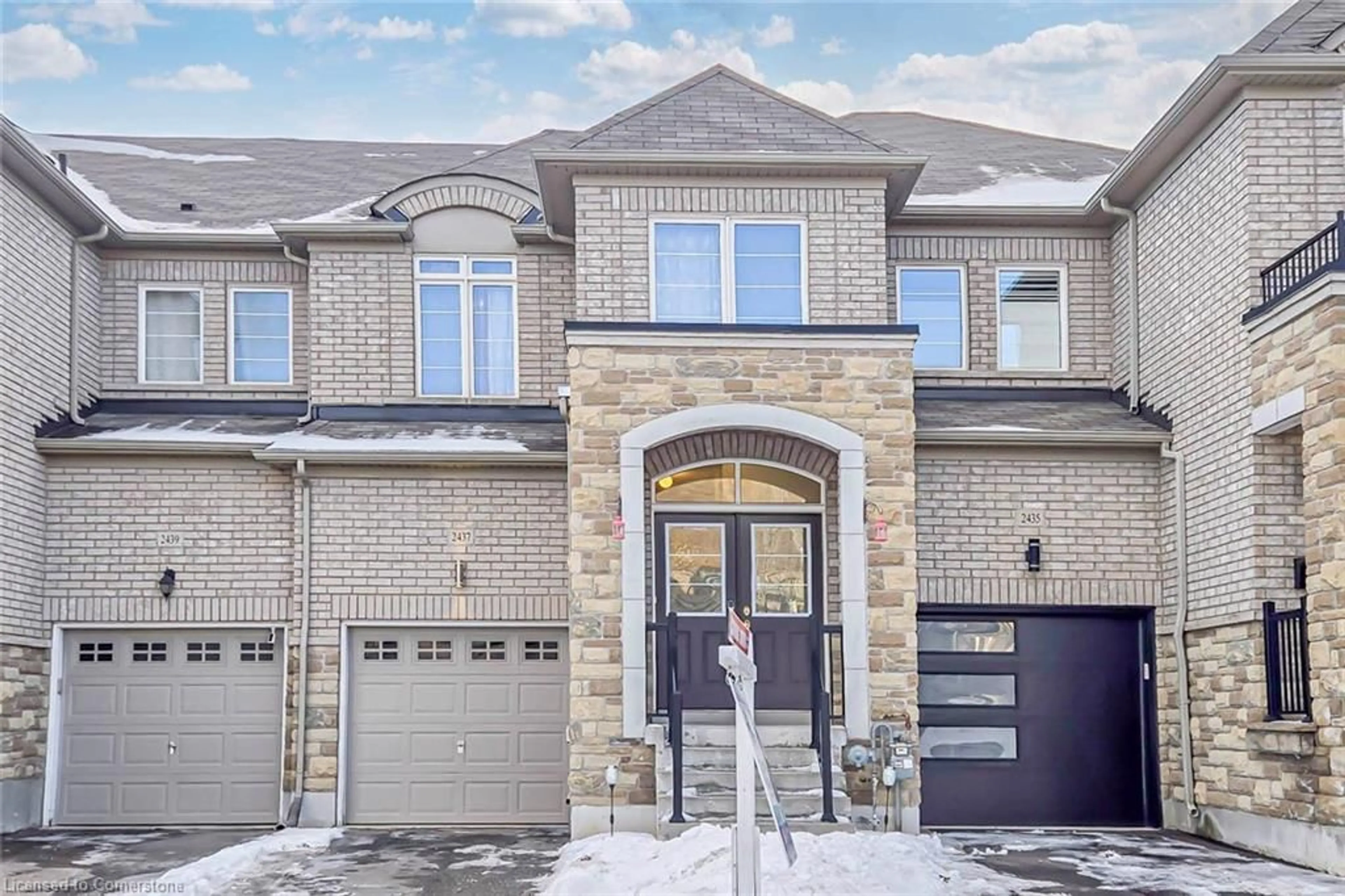 Home with brick exterior material, street for 2437 Old Brompton Way, Oakville Ontario L6M 0J3