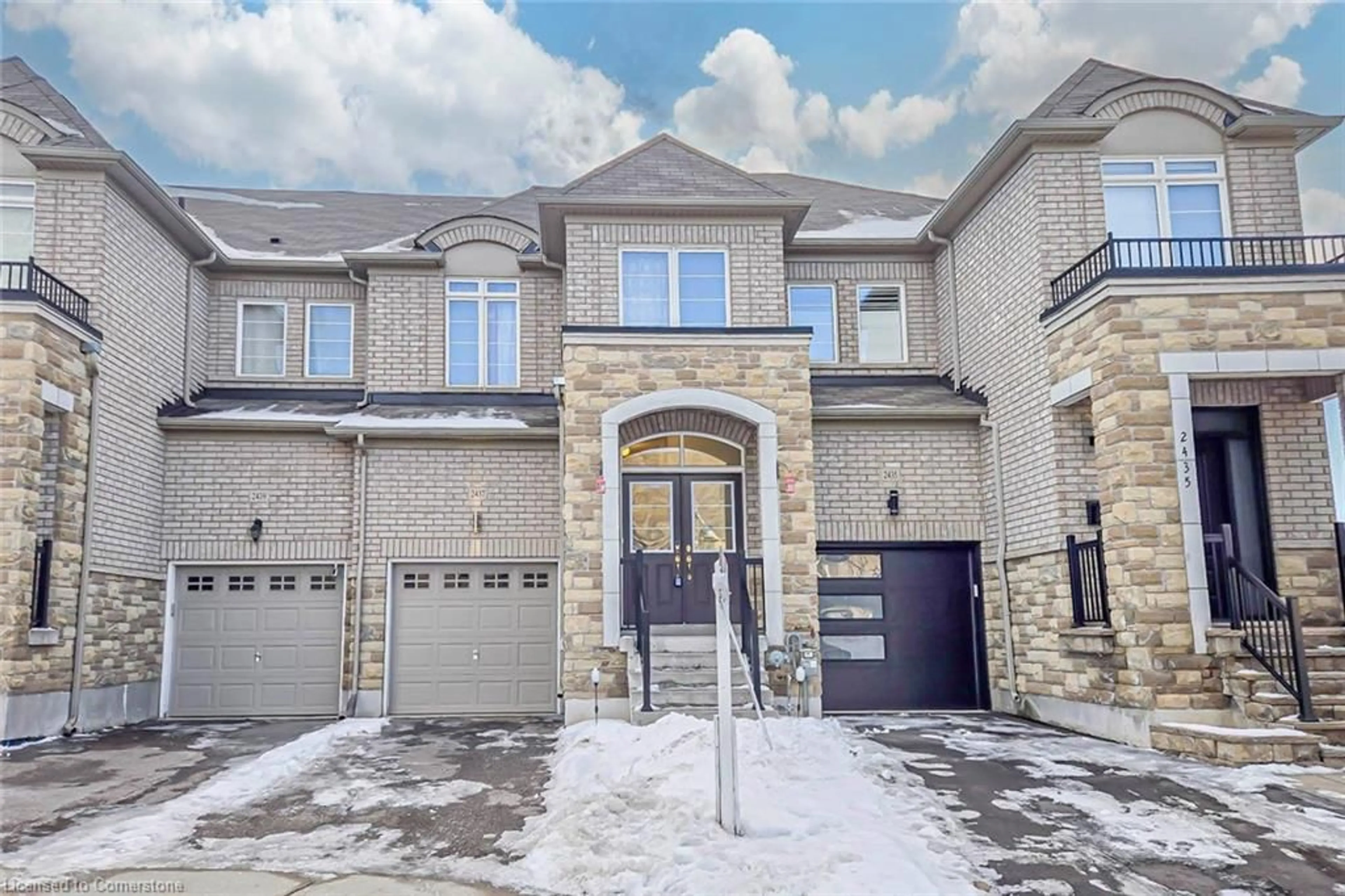 Home with brick exterior material, street for 2437 Old Brompton Way, Oakville Ontario L6M 0J3