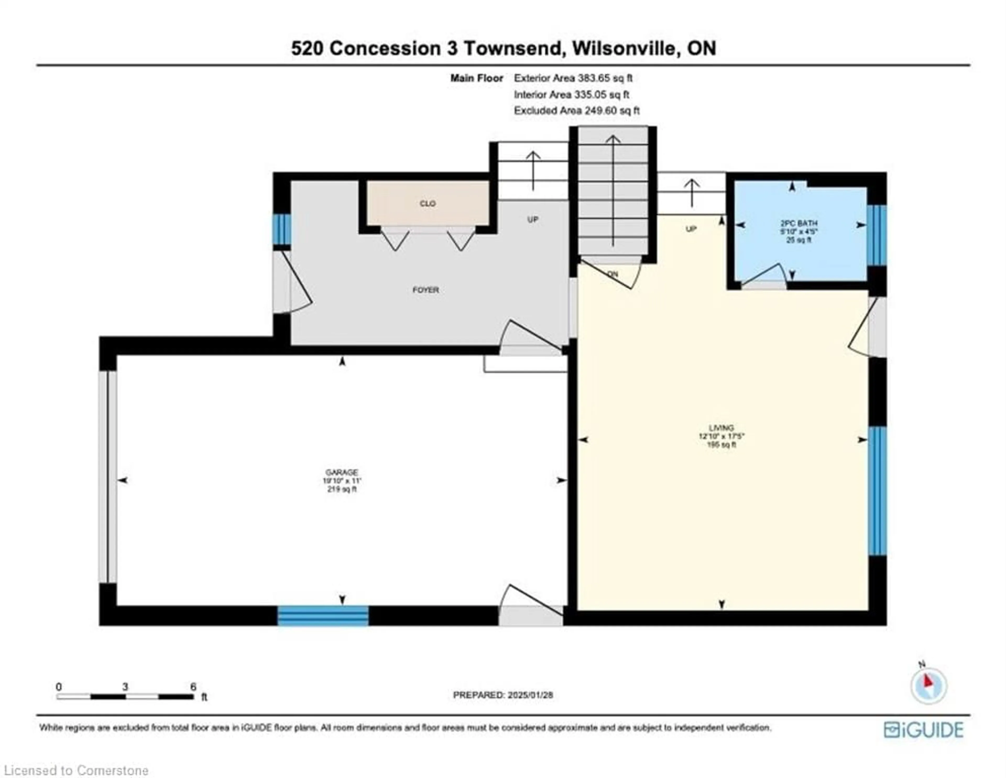 Floor plan for 520 Concession 3 Rd, Wilsonville Ontario N0E 1Z0