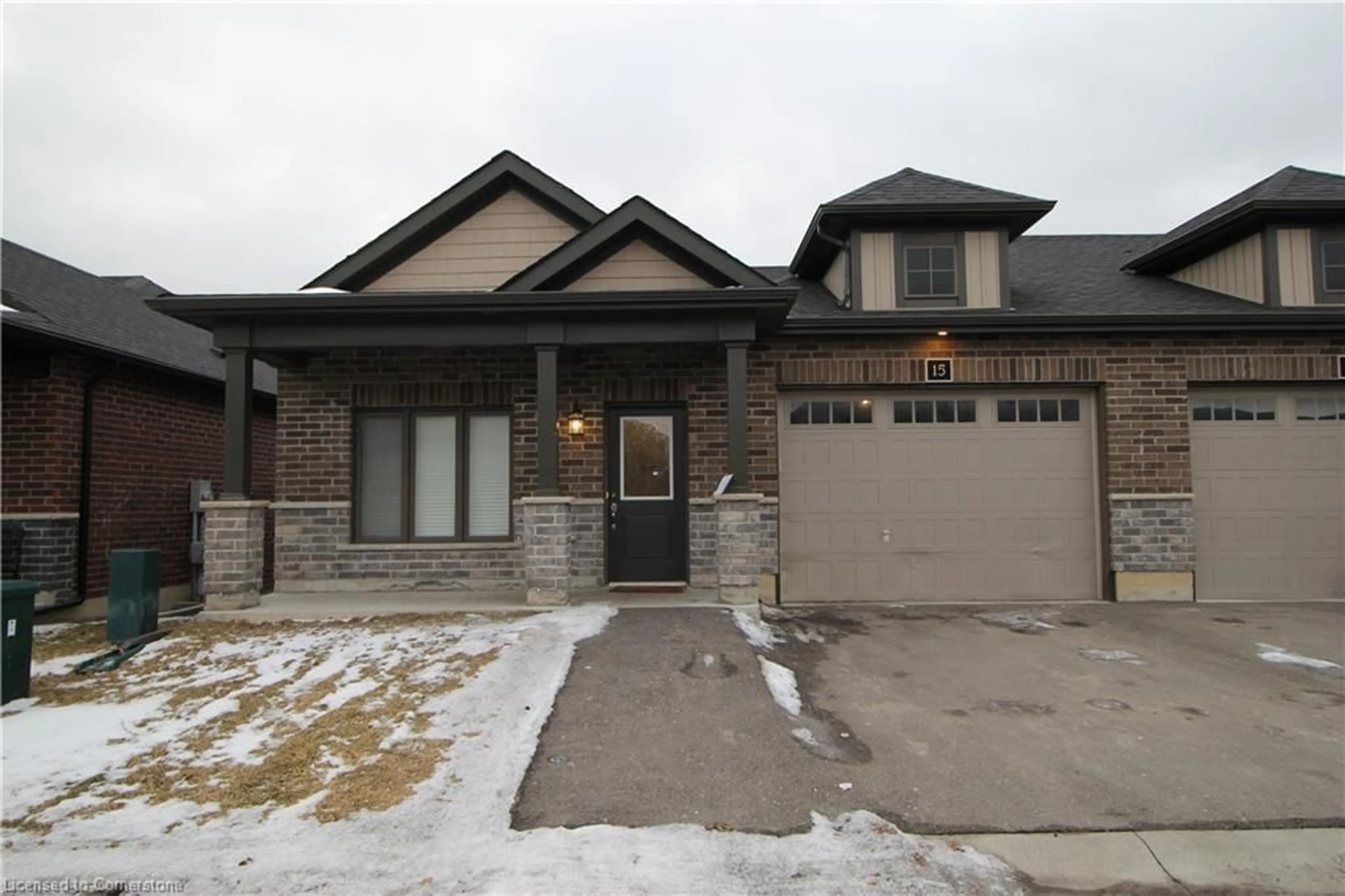 Home with brick exterior material, street for 15 Meadowhawk Lane, Simcoe Ontario N3W 0E8