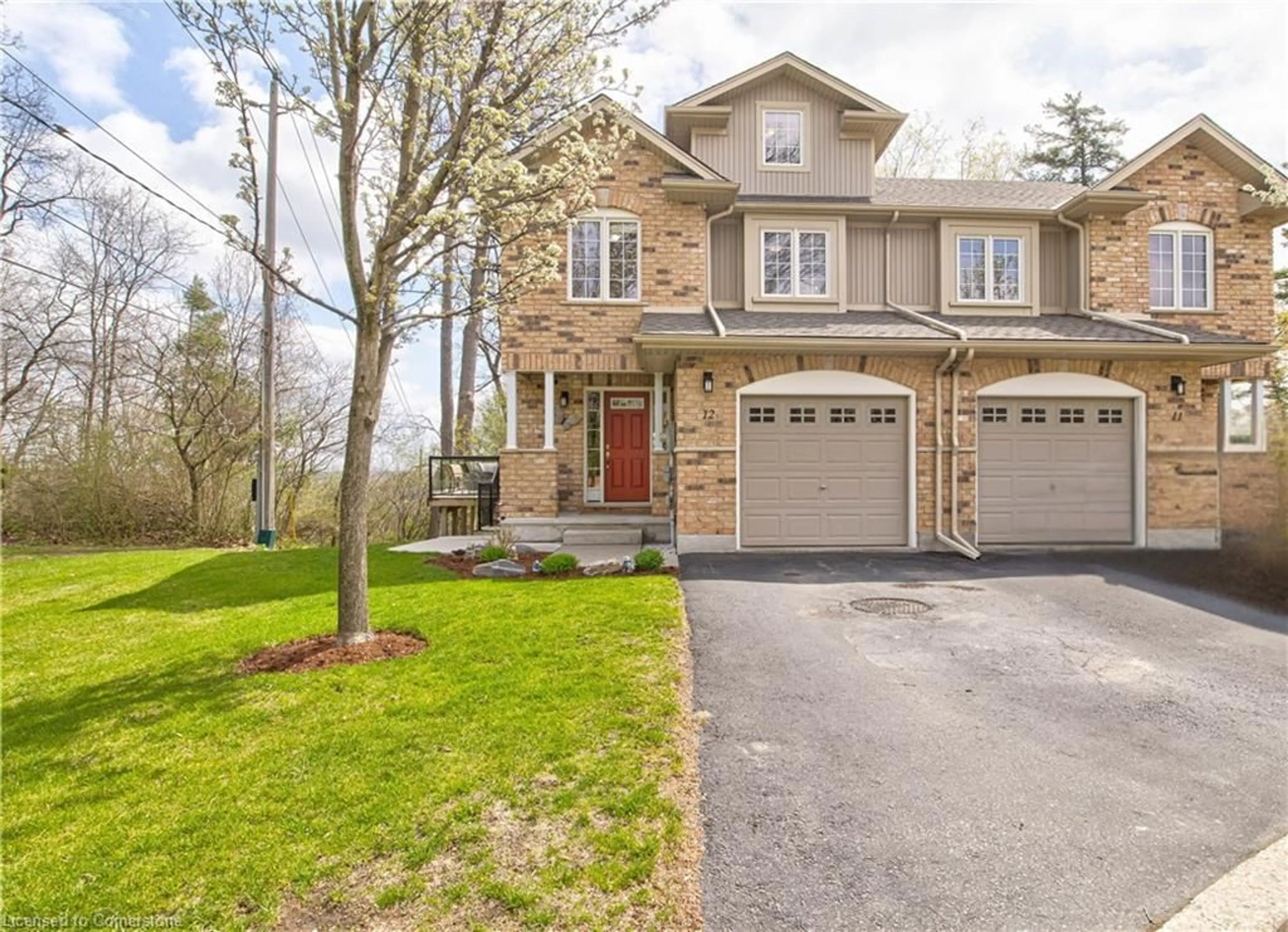 Home with brick exterior material, street for 15 Bannister Crt #12, Cambridge Ontario N1S 4Z4